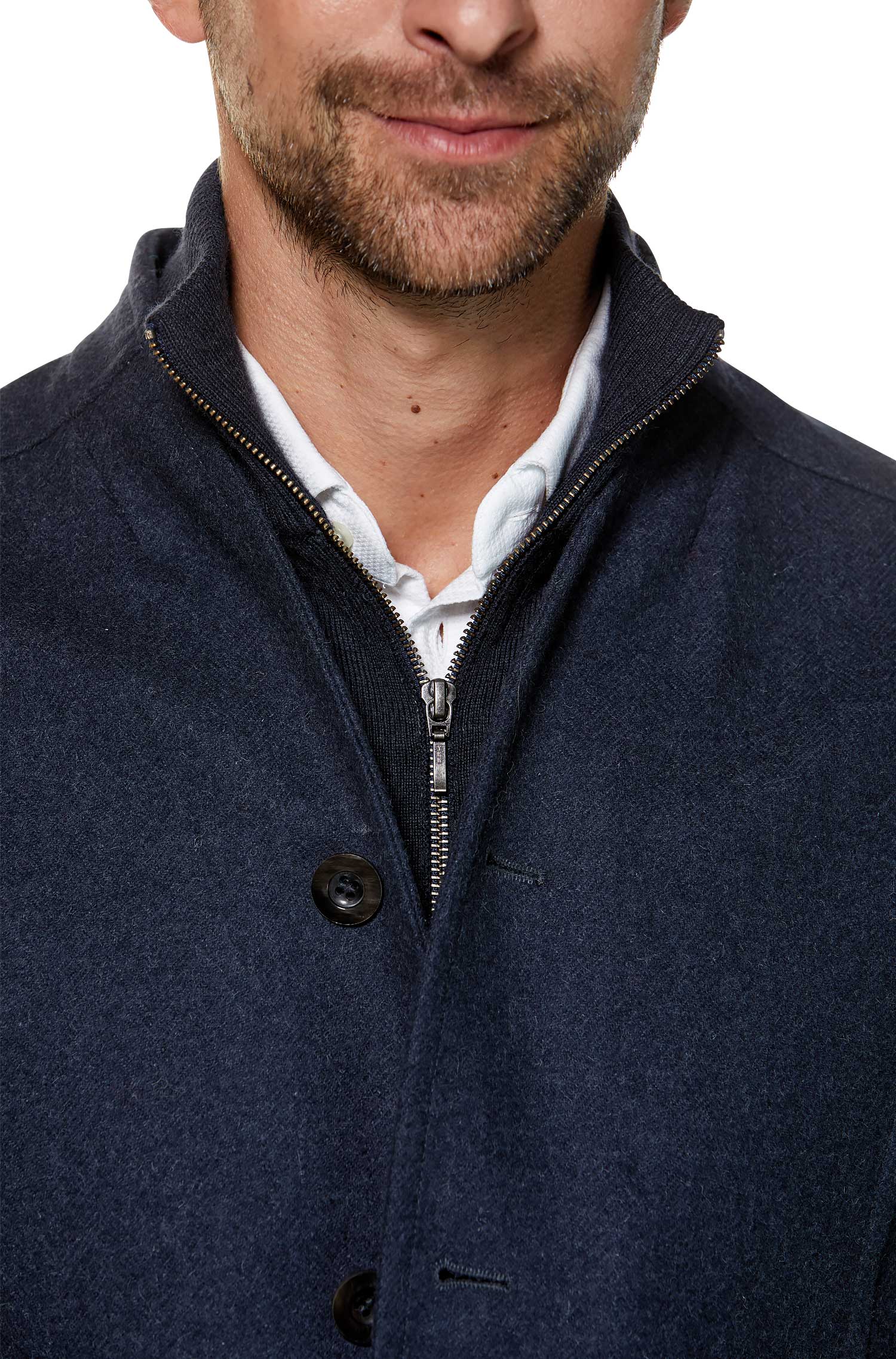 Alpaka Mantel PABLO aus Alpaka und Woll-Mix