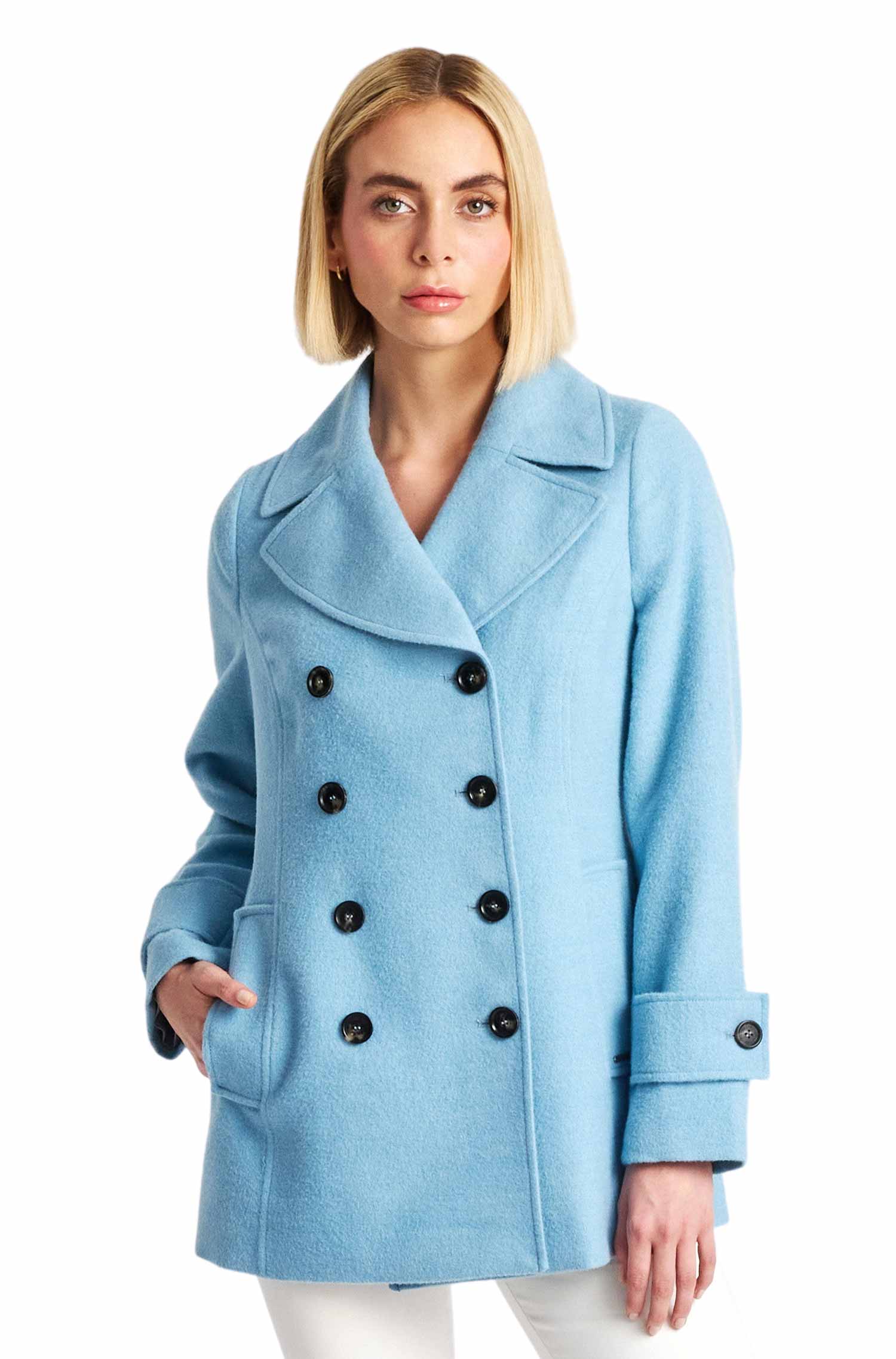 Alpaka Mantel PEACOAT aus 100% Baby Alpaka