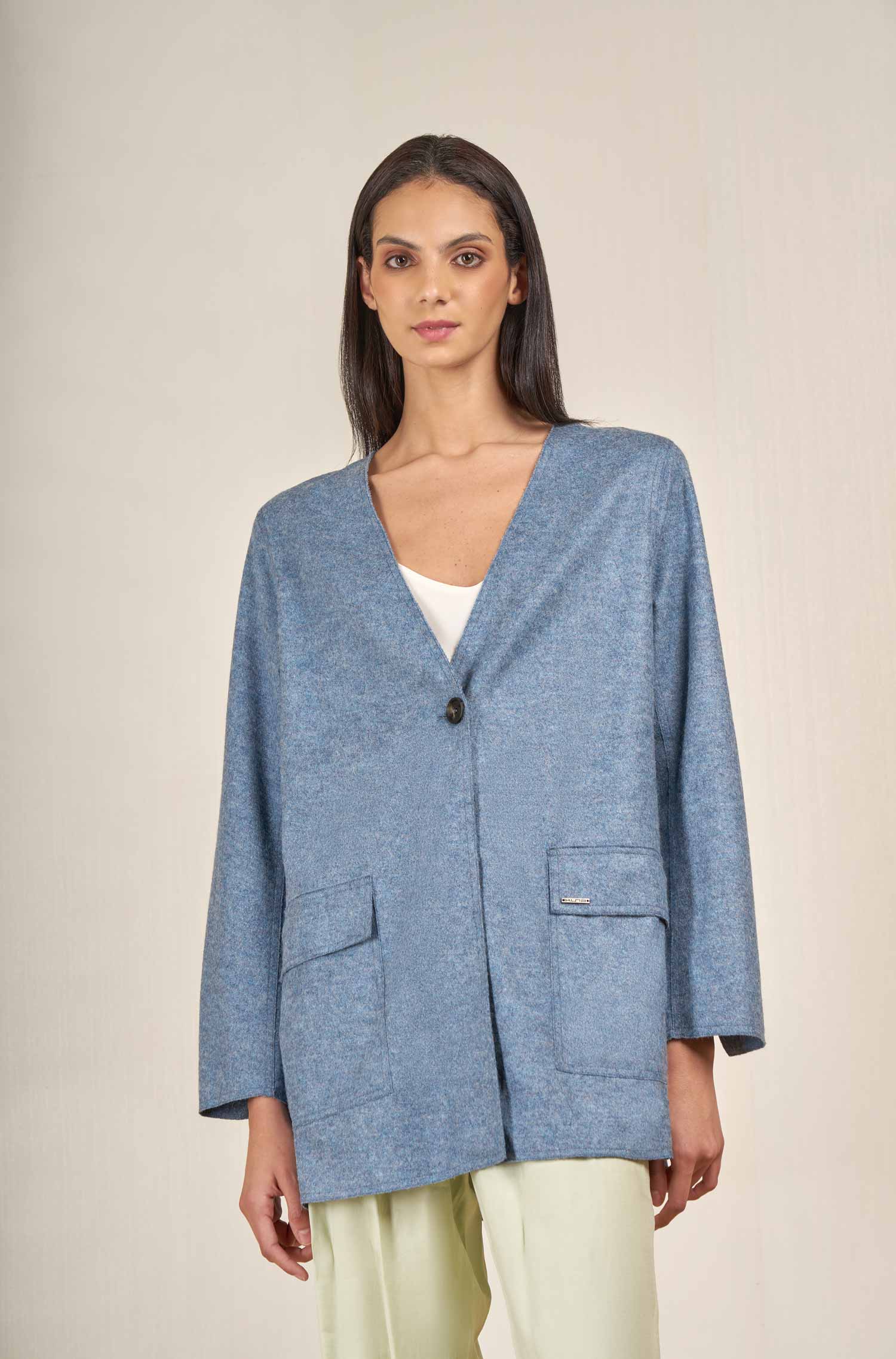 Alpaca coat VERTIGO made of alpaca & wool