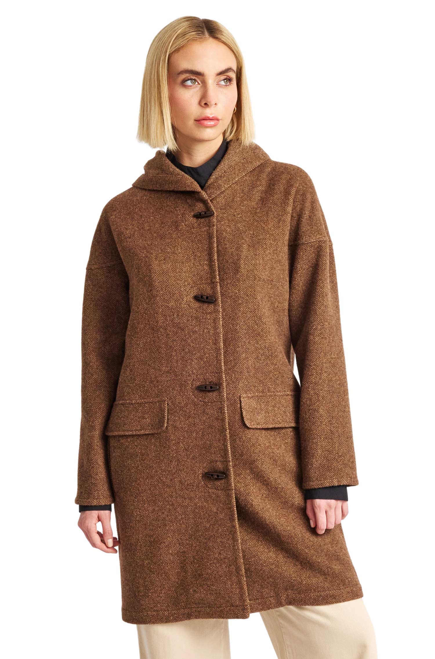 Alpaca coat WANG made of alpaca & wool