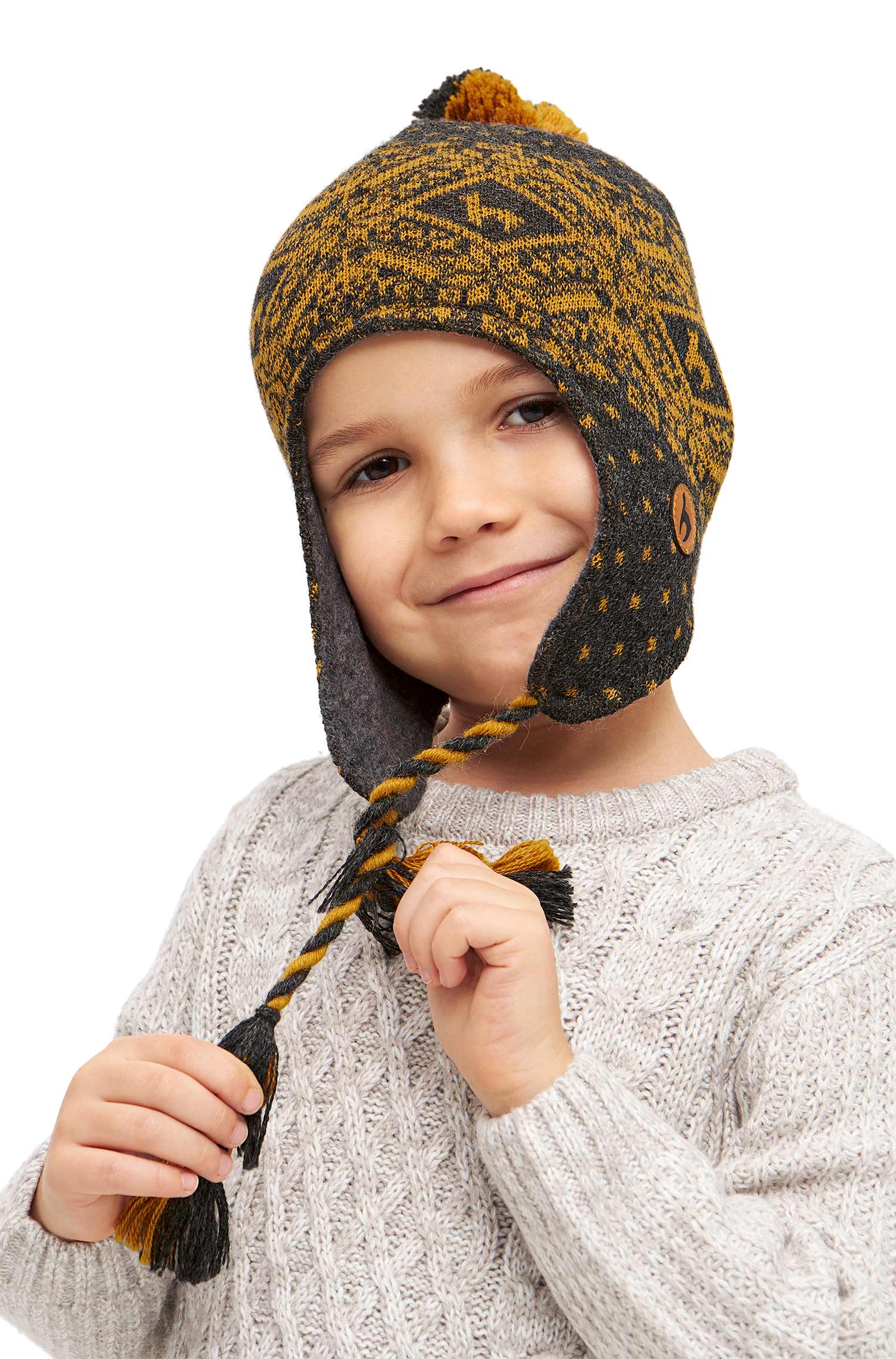 Alpaka Mütze ANDEN ROCA (für Kinder) aus 100% Alpaka