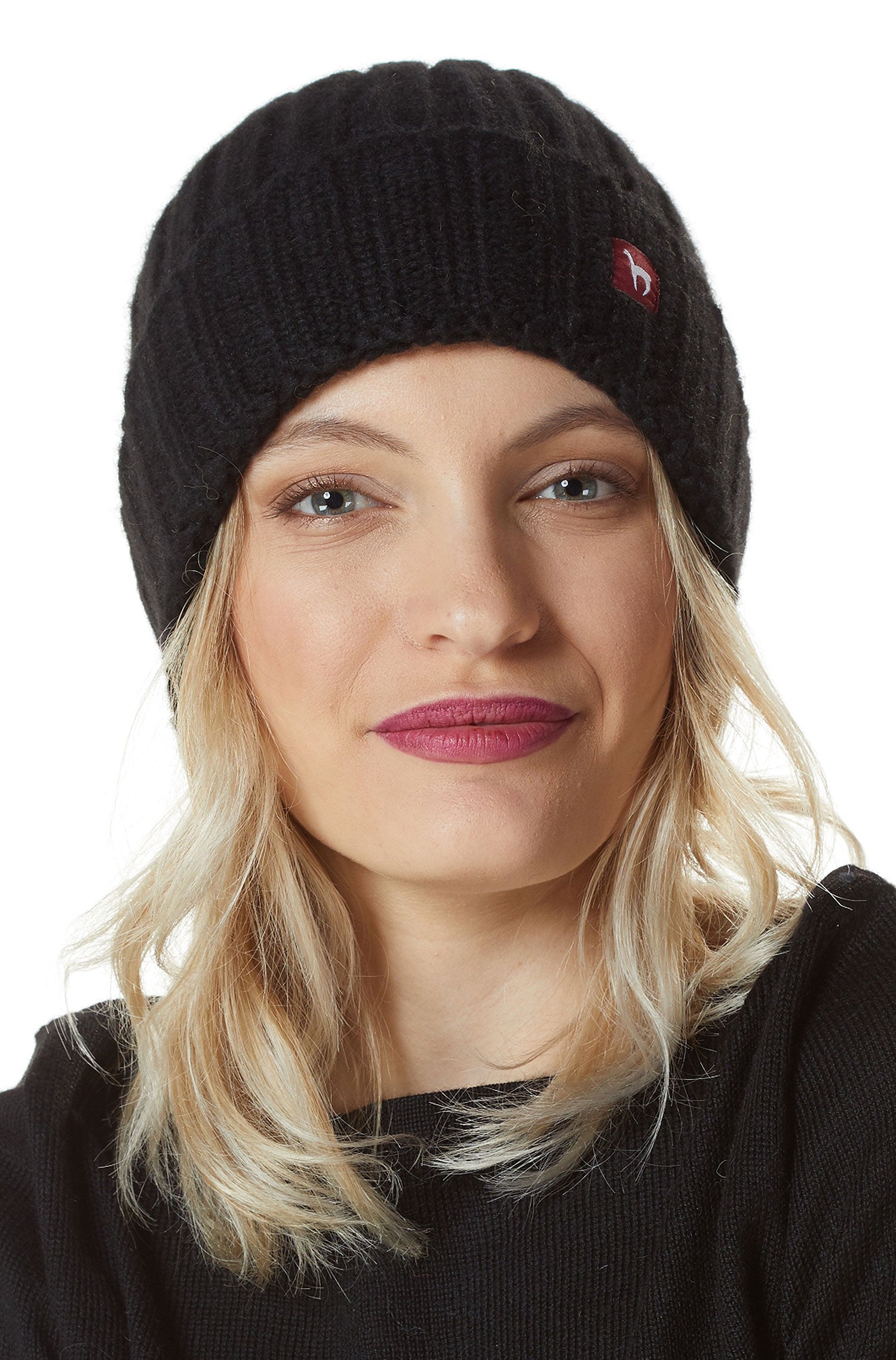 Bonnet en alpaga BIANCA en mélange de baby alpaga et de laine