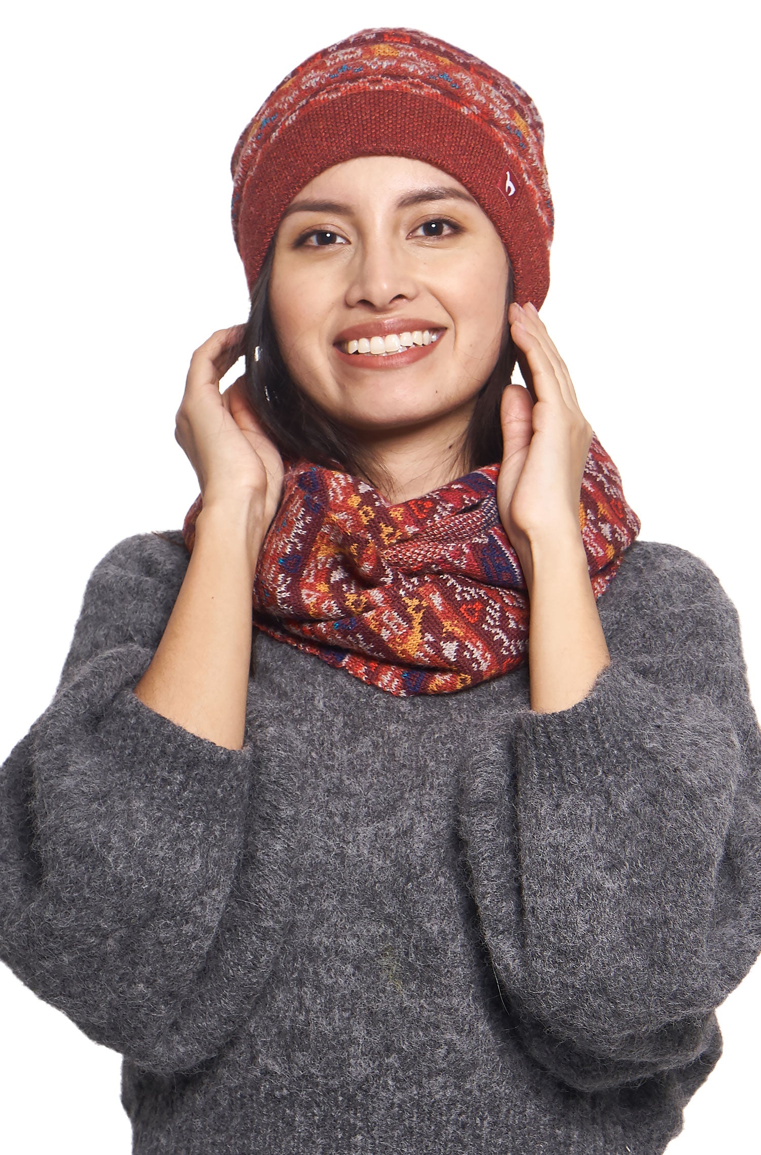 Alpaka Mütze GELIA aus 100% Baby Alpaka