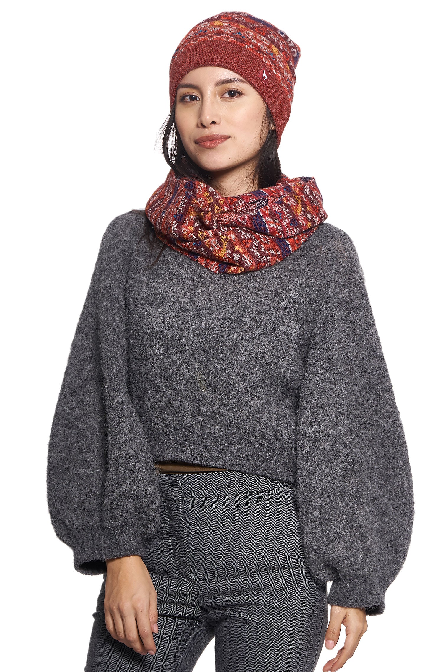 Alpaka Mütze GELIA aus 100% Baby Alpaka