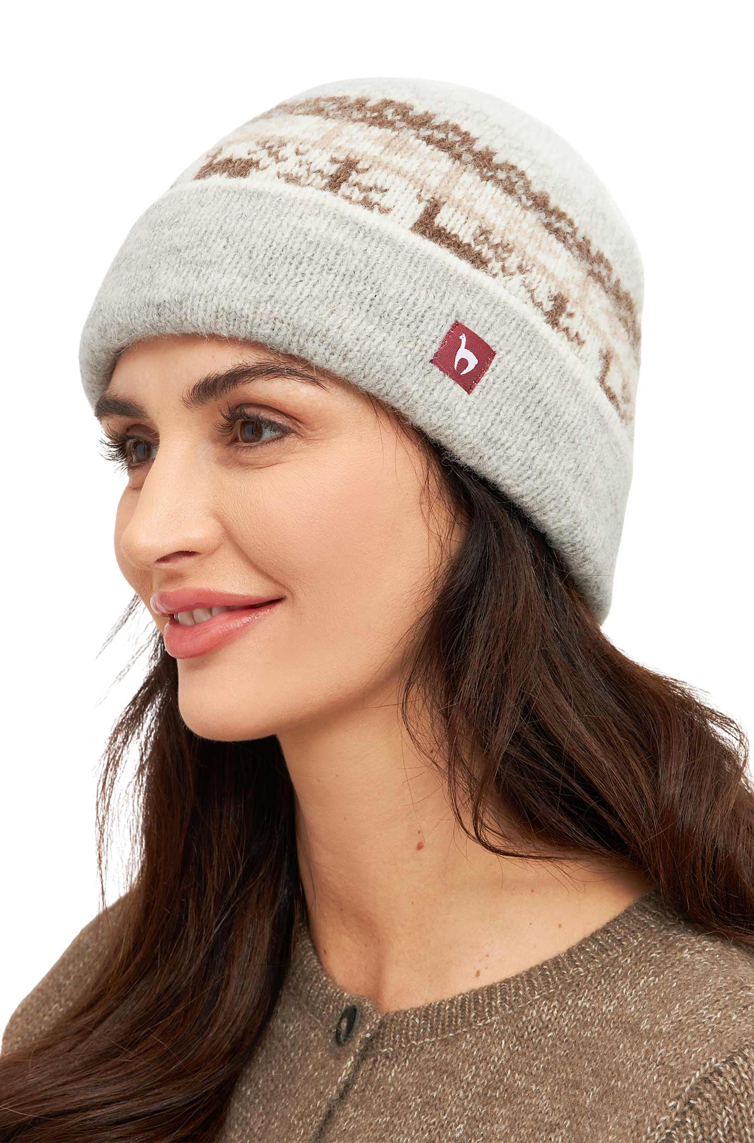 Bonnet en alpaga NATURA en 100% alpaga