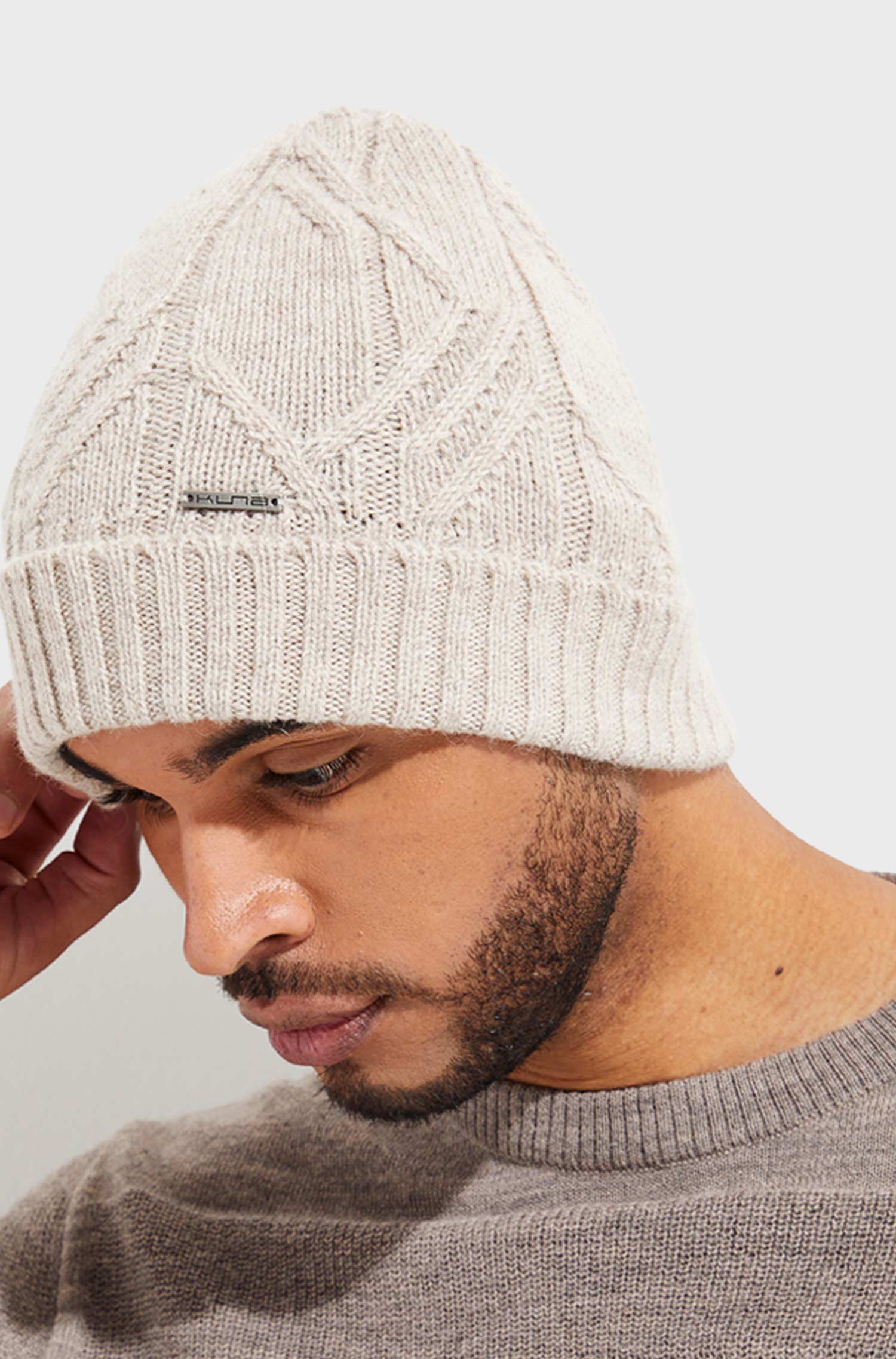 Alpaka Mütze YANN aus 100% Baby Alpaka