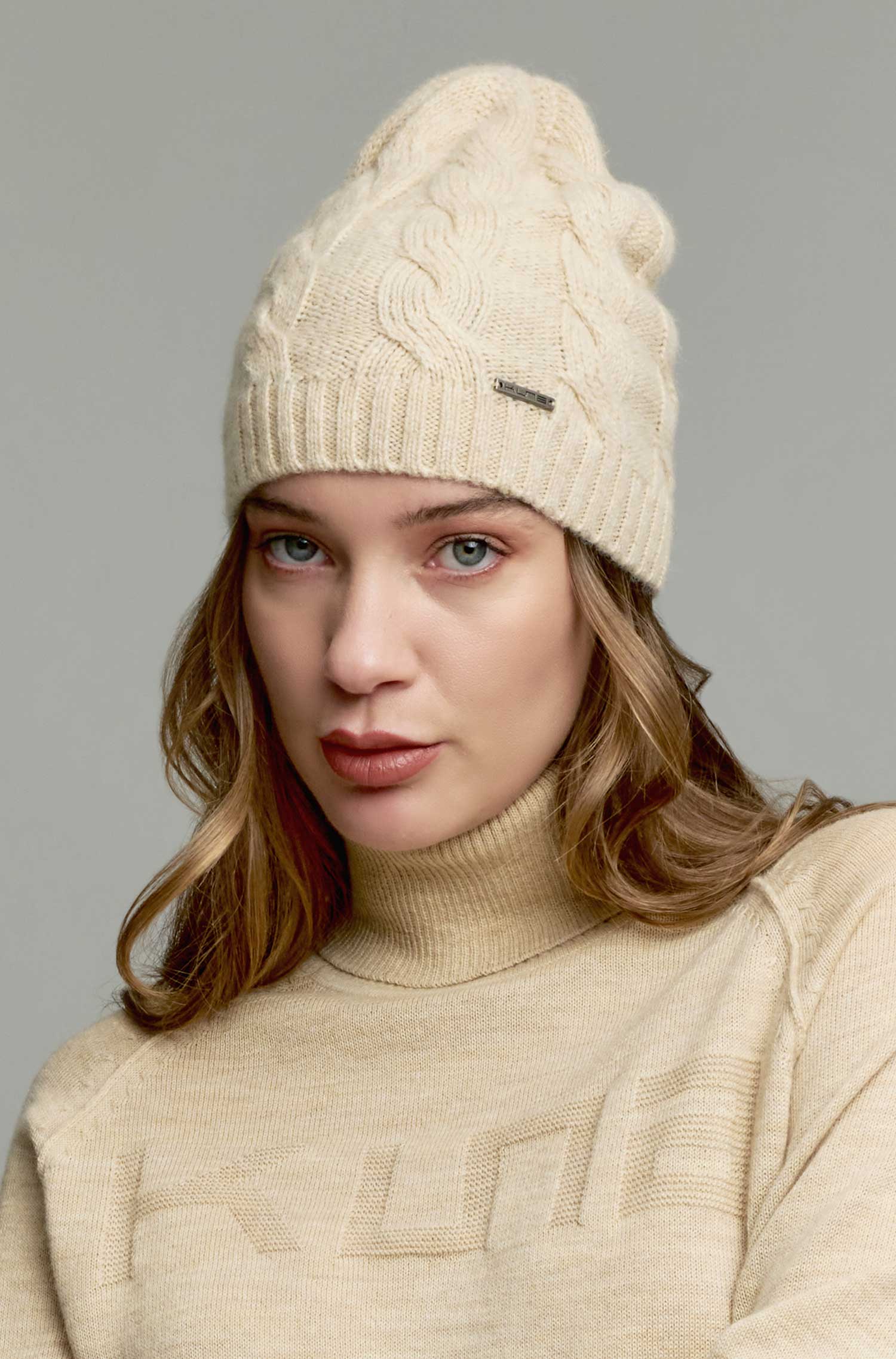 Alpaka Mütze YARELA aus 100% Baby Alpaka