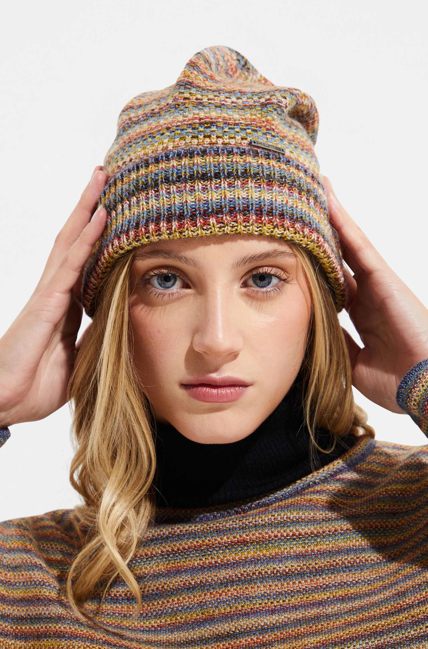 Alpaka Mütze YUDITH aus 100% Baby Alpaka