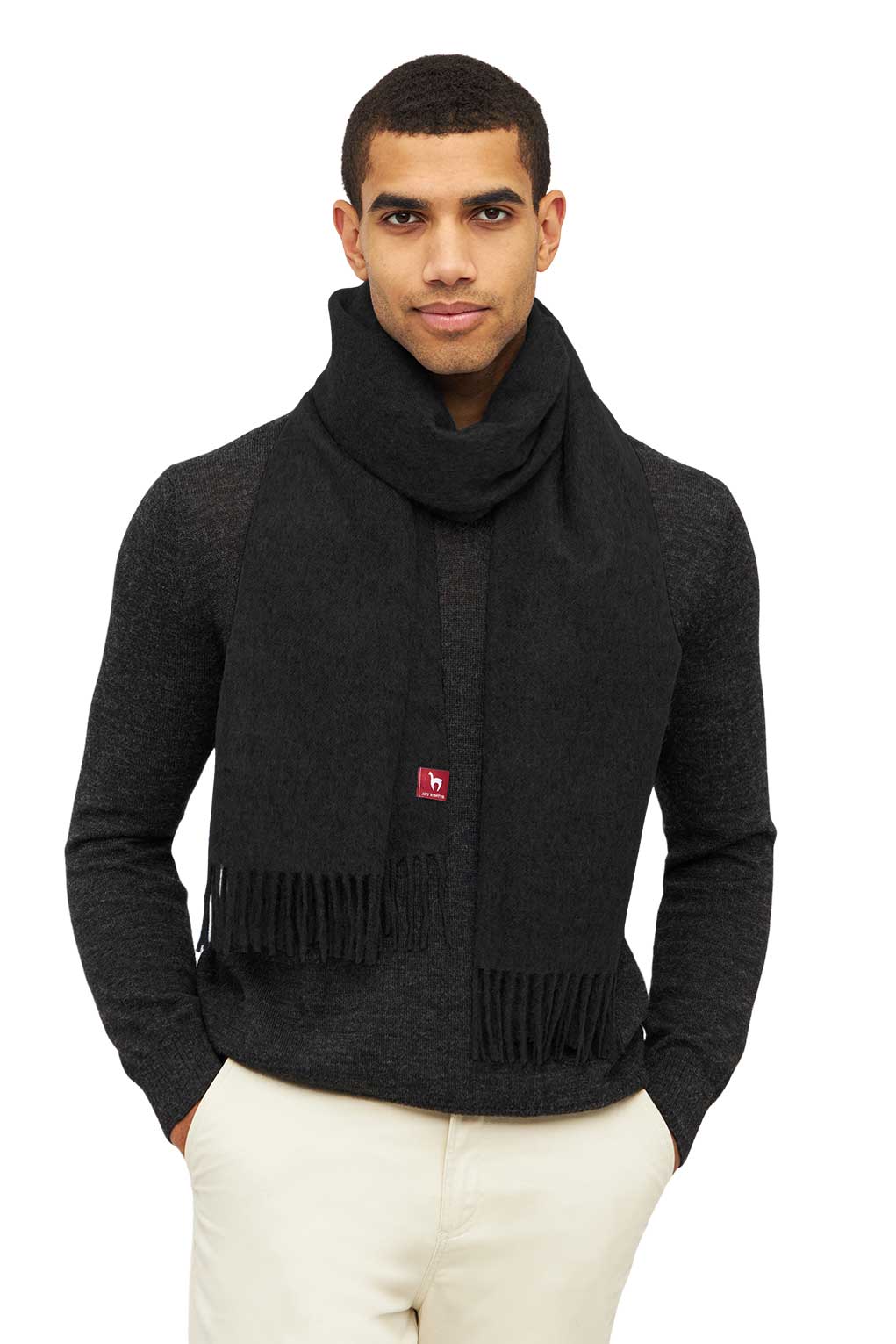 Alpaka Oversize Webschal UNI GRANDE aus 100% Baby Alpaka