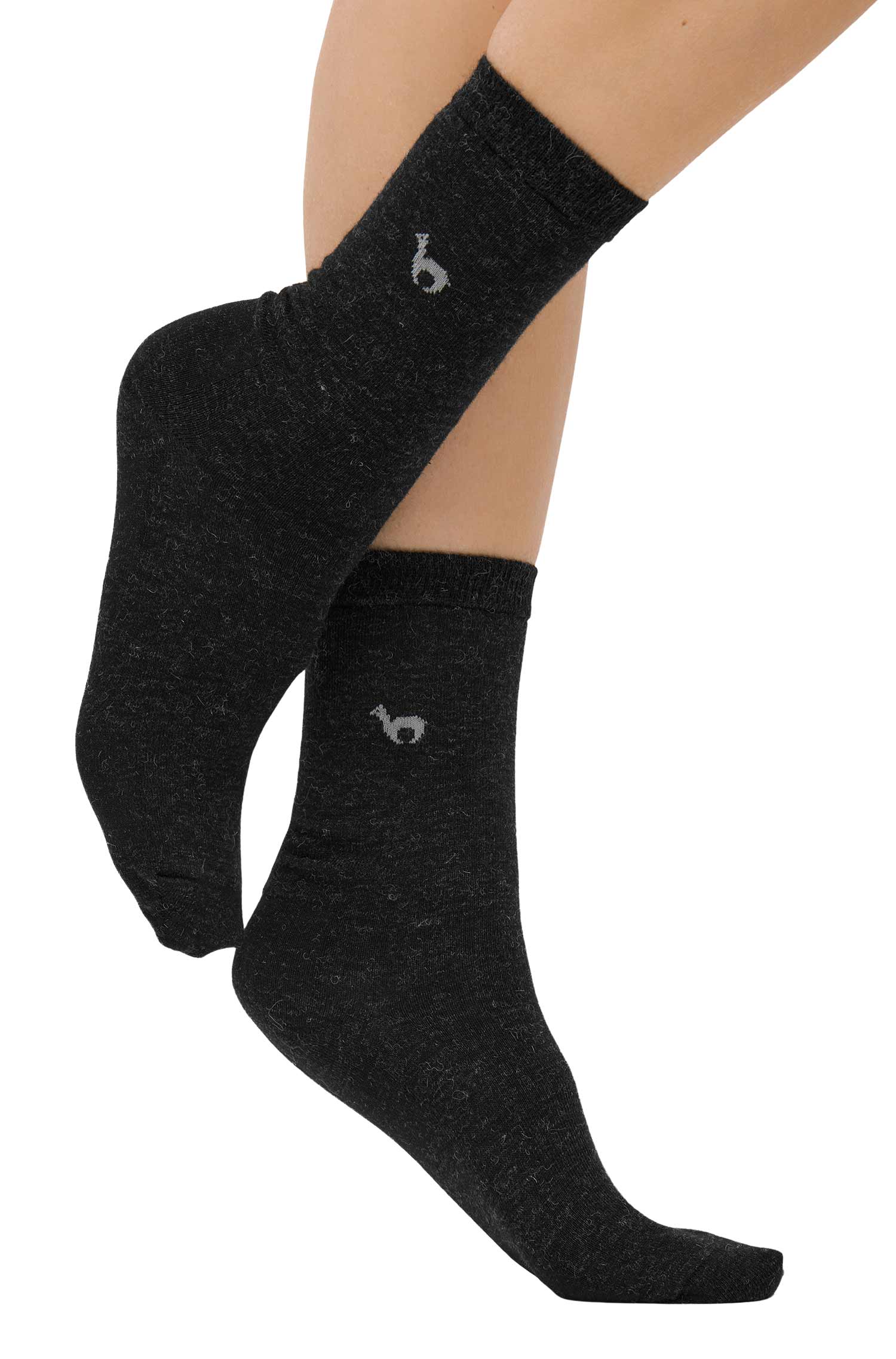 Alpaka Premium BUSINESS-SOCKEN 6er Pack aus Baby-Alpaka-Wolle-Mix