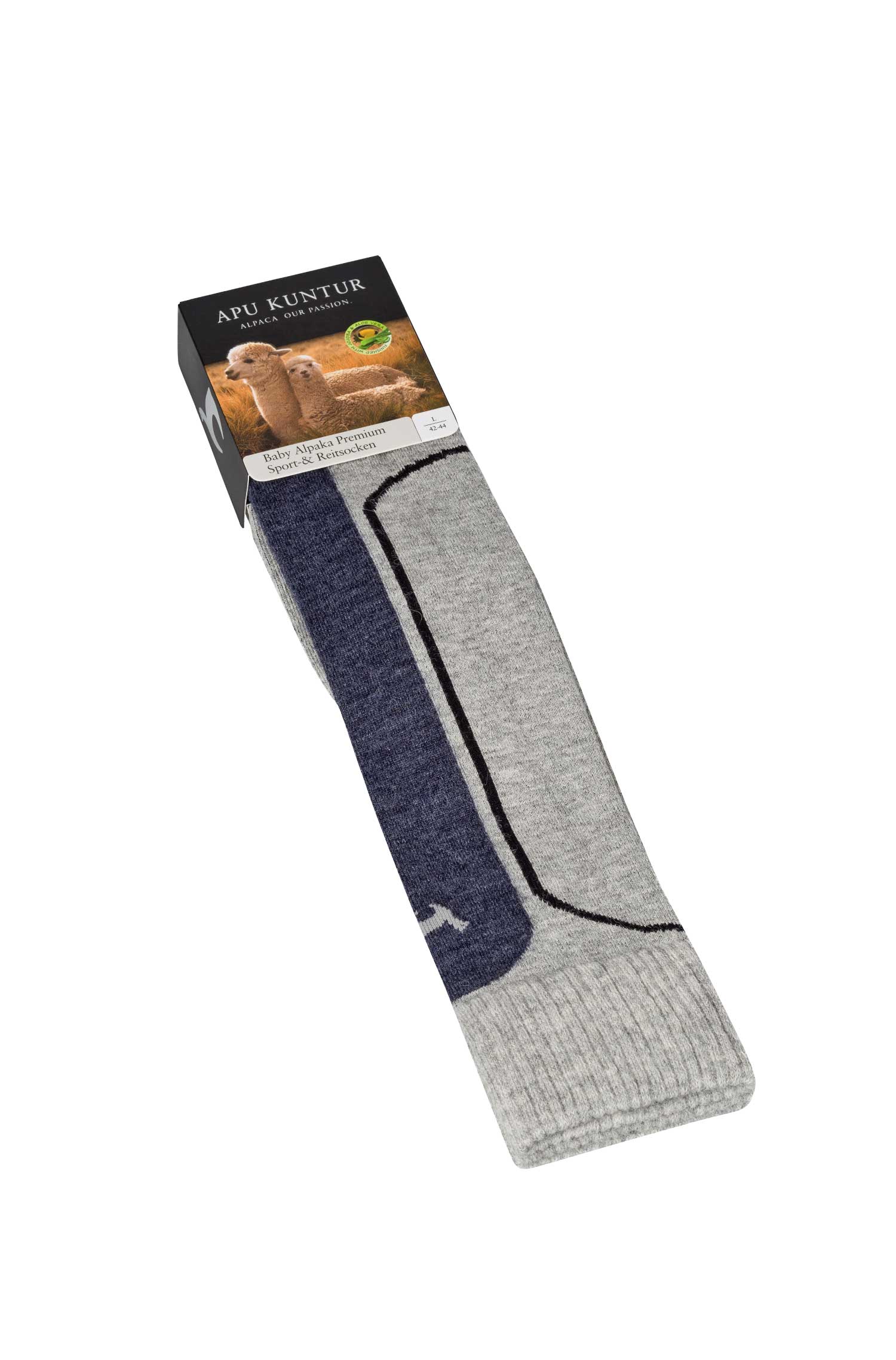 Alpaka Premium SKI- & SPORTSOCKEN aus Alpaka-Baumwoll-Mix