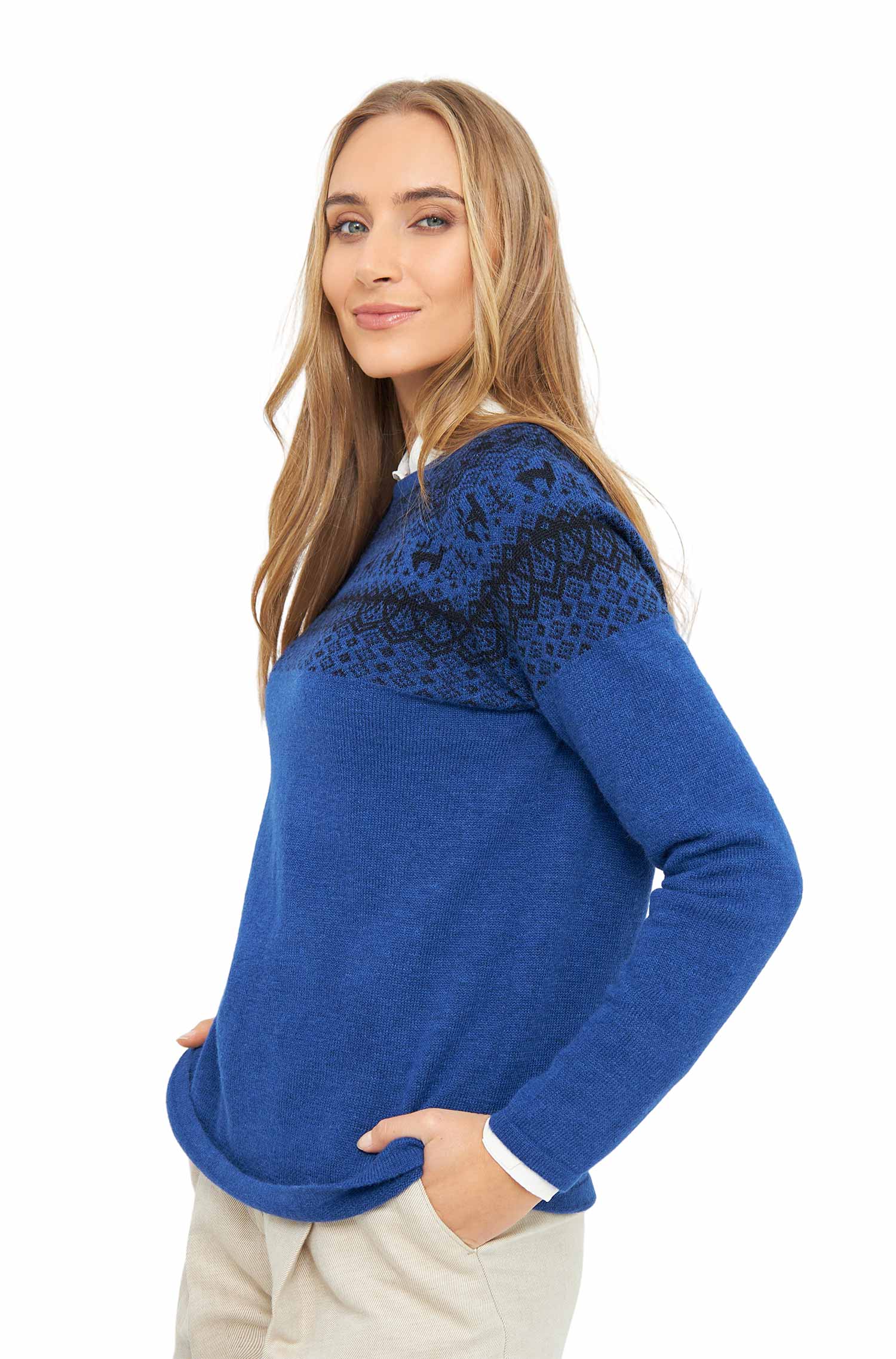 Alpaka Pullover ANDEN aus 100% Baby Alpaka