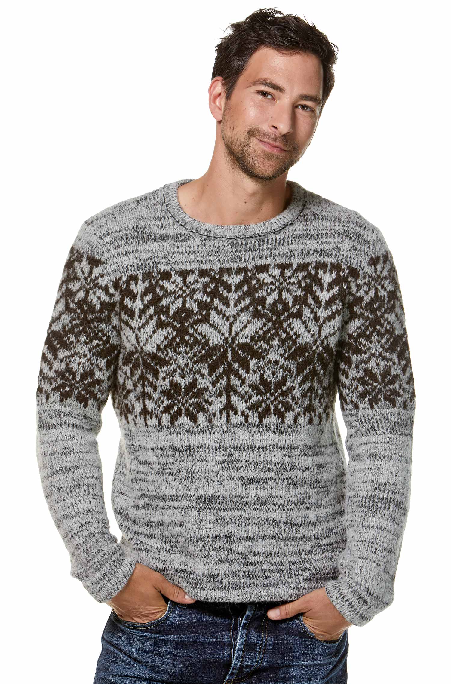 Alpaka Pullover NATURA aus 100% Alpaka