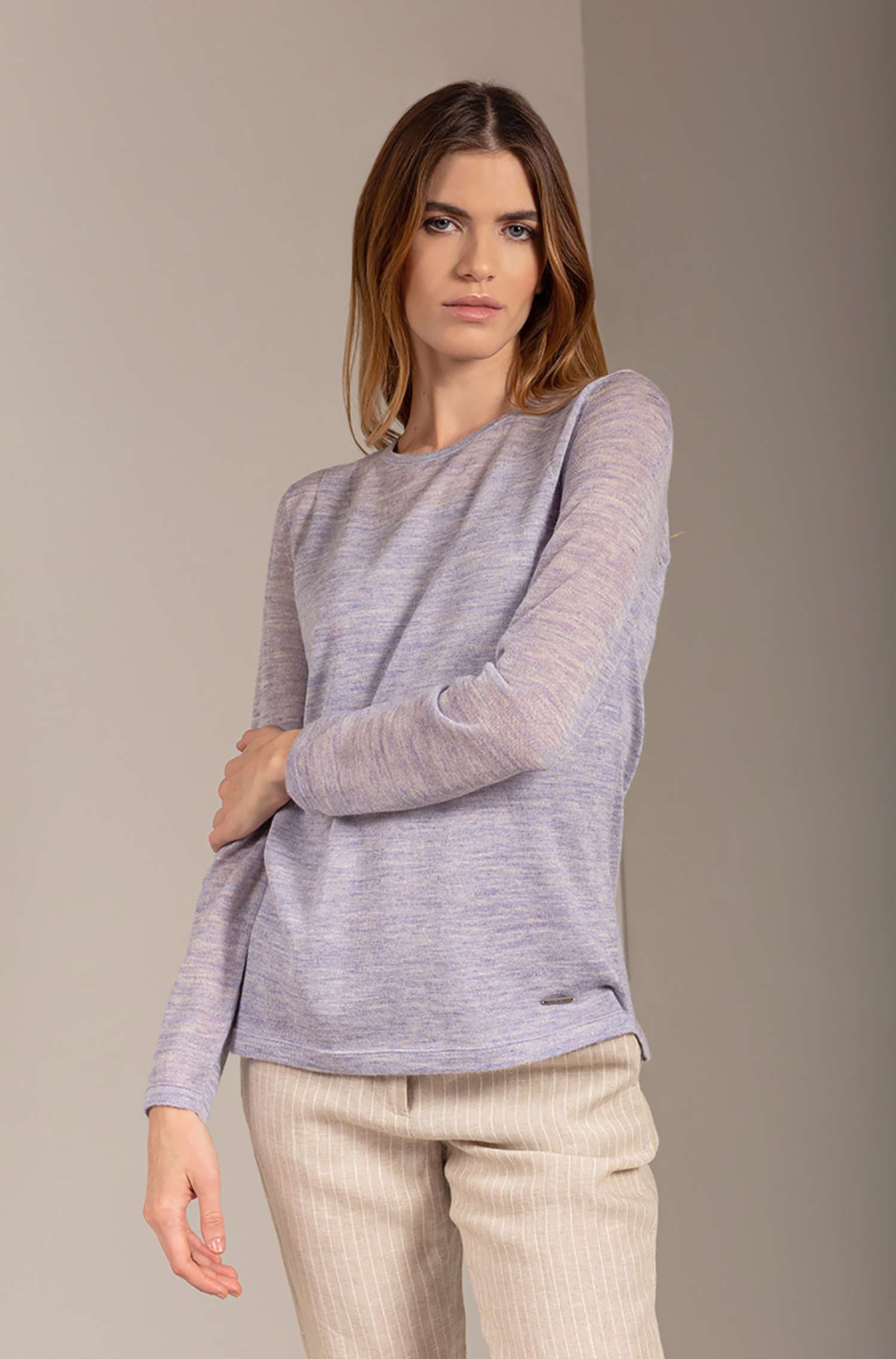 Alpaca sweater UVA made of baby alpaca and silk