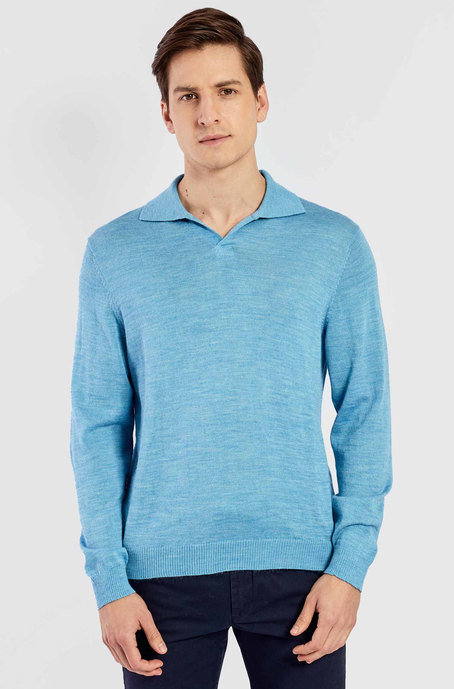 Alpaka Pullover VABENE aus Alpaka-Seide-Mix