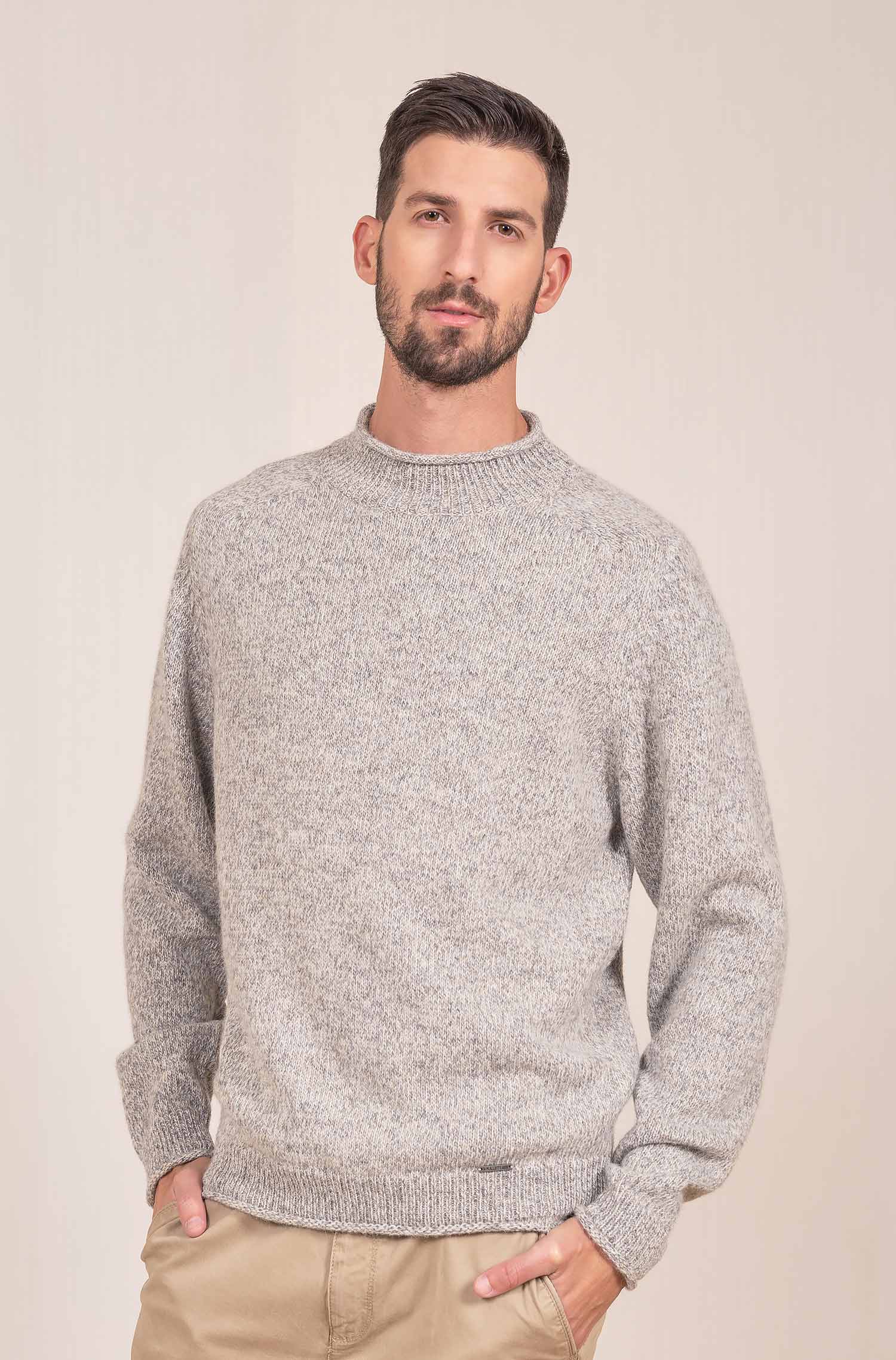 Alpaka Pullover VITO aus 100% Baby Alpaka