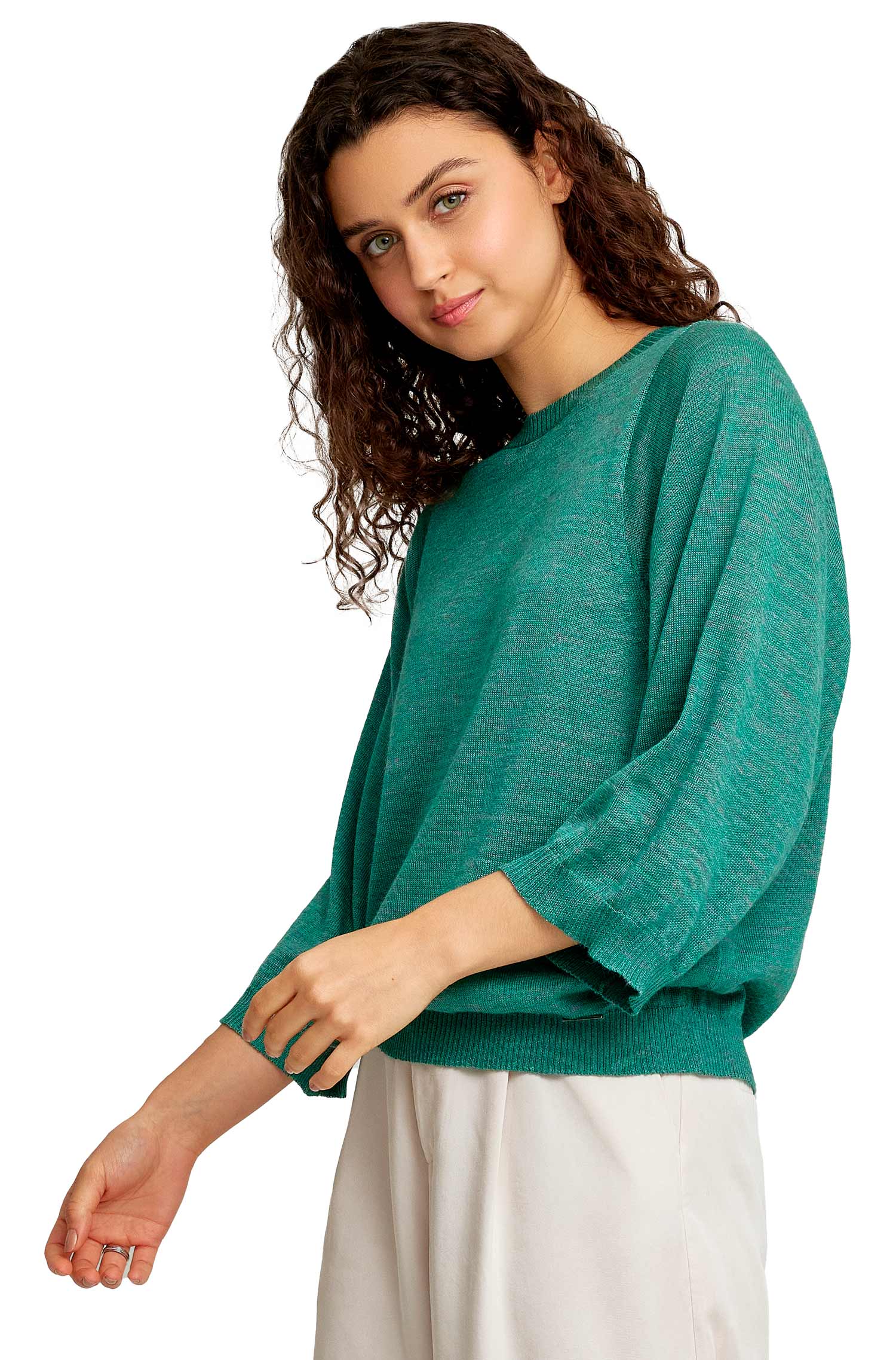 Alpaca sweater WHINEY made of baby alpaca & silk