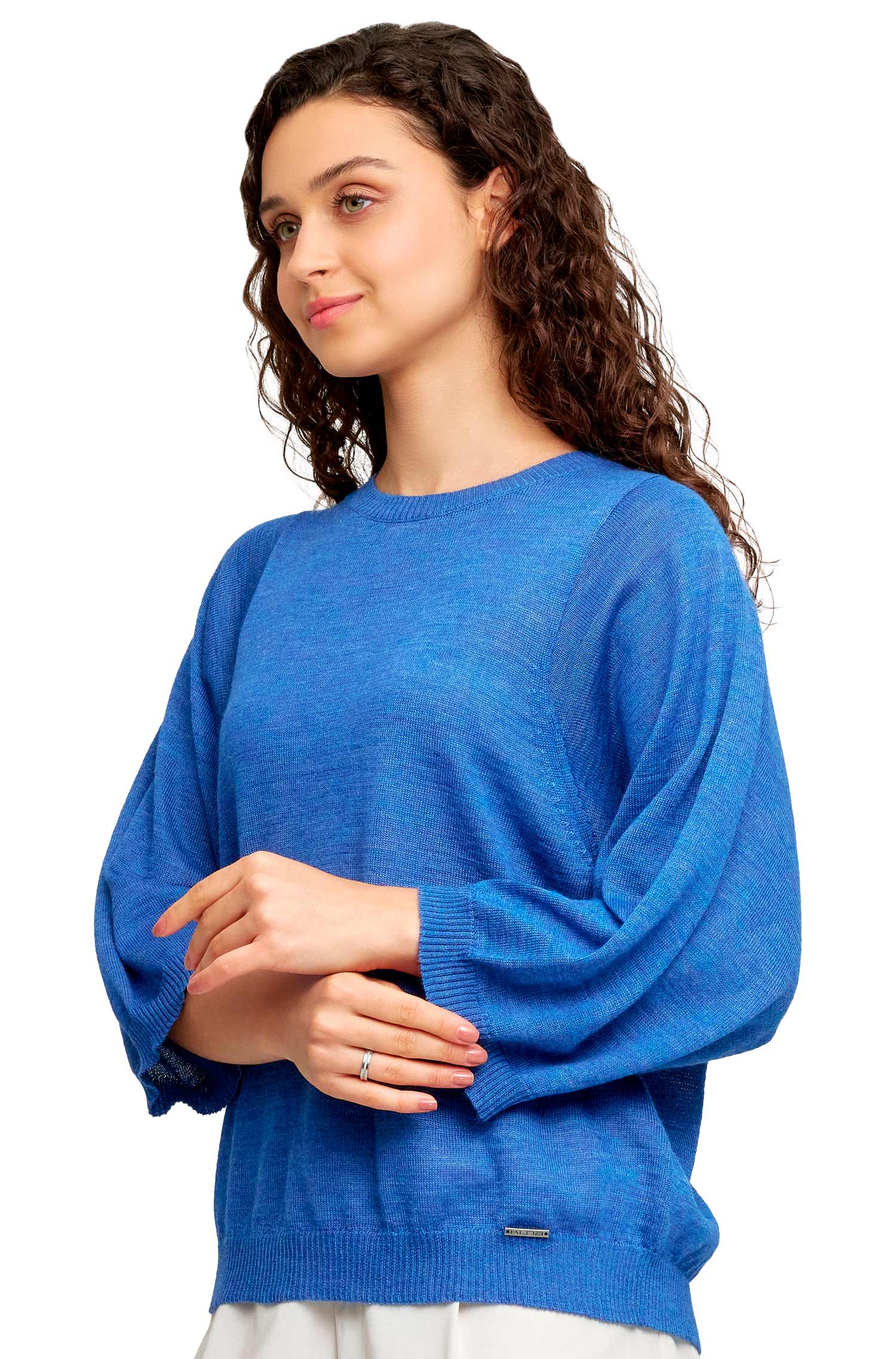 Alpaca sweater WHINEY made of baby alpaca & silk