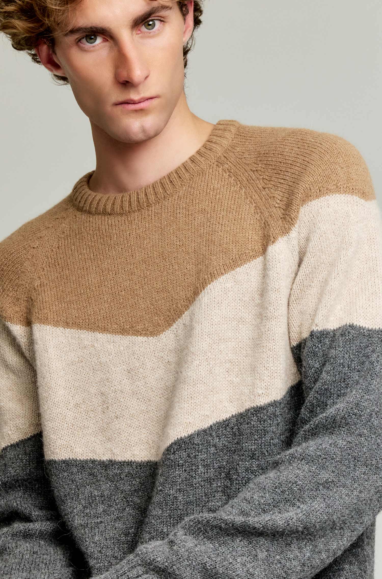 Baby Alpaka Pullover YANNICK für Kinder - weich & kuschelig