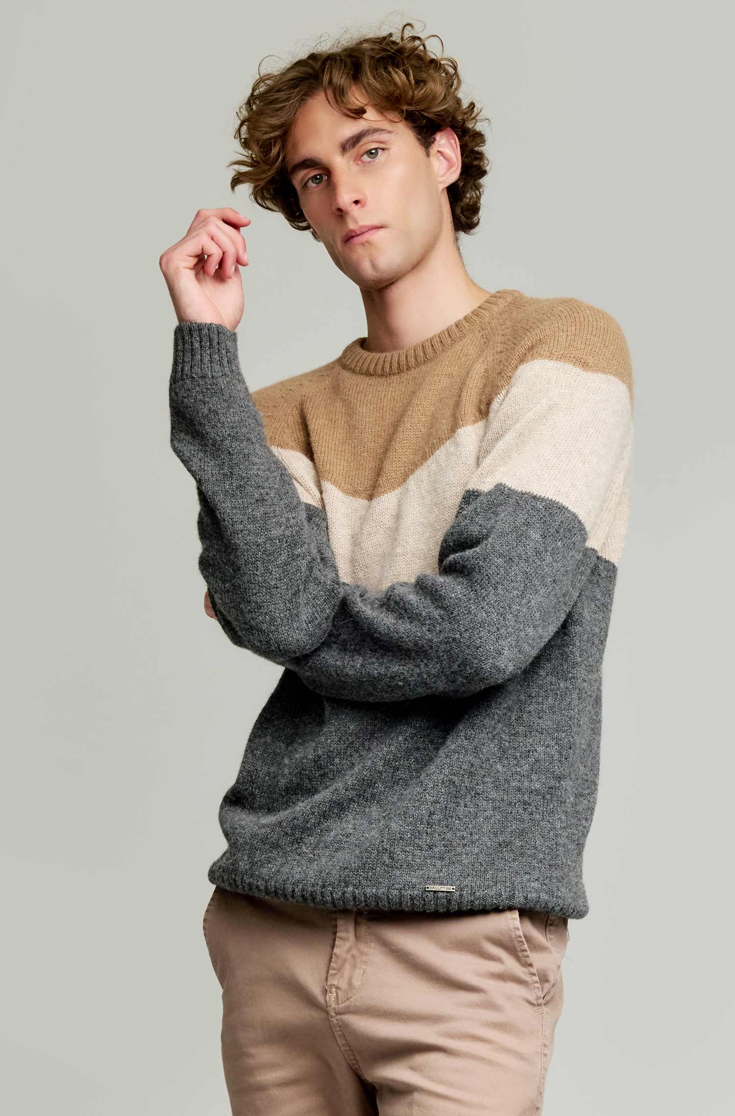 Herren Pullover aus 100% Baby Alpaka - Weich & Temperaturregulierend