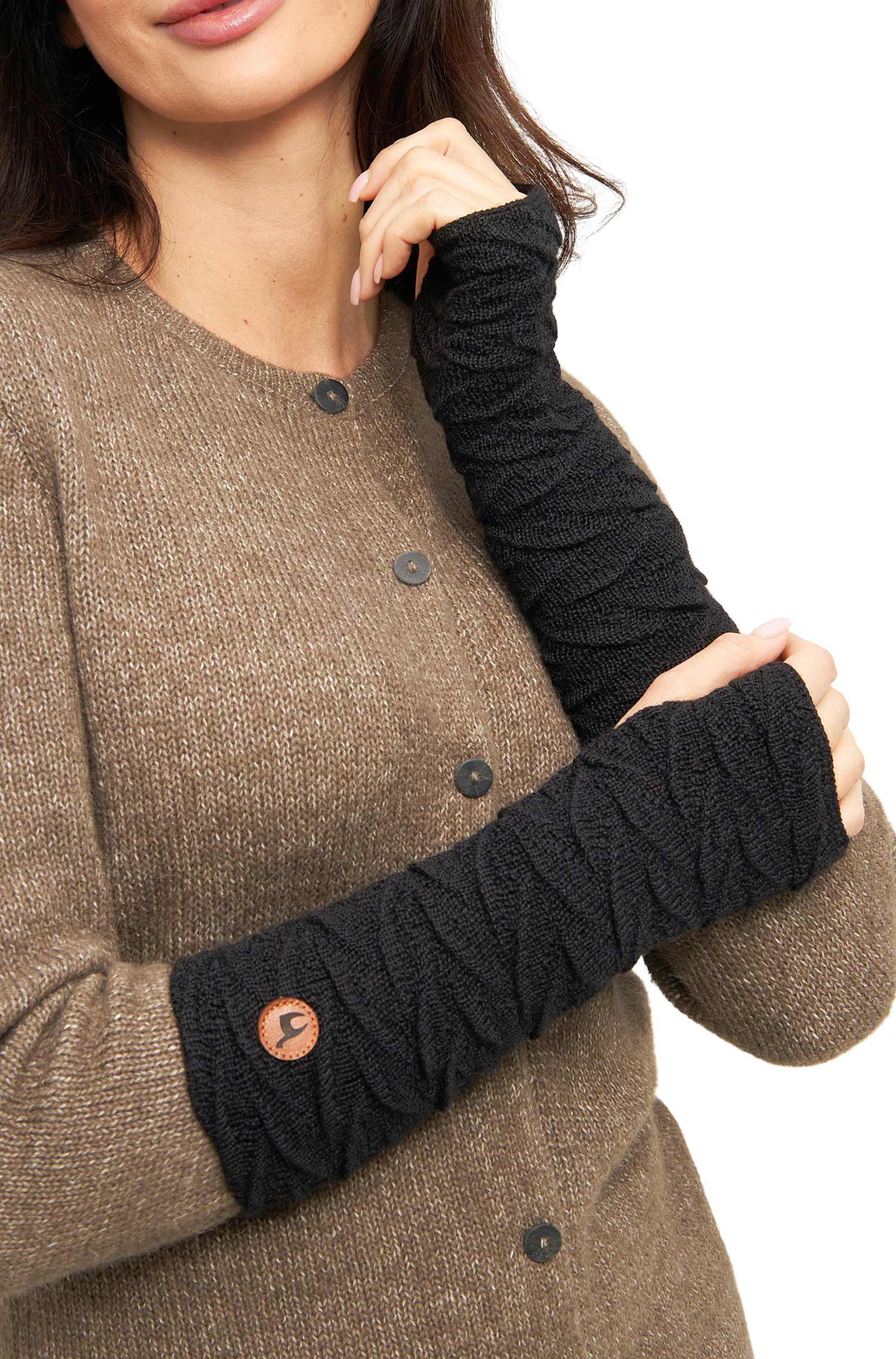 Alpaka Pulswärmer BIESEN aus 100% Baby Alpaka