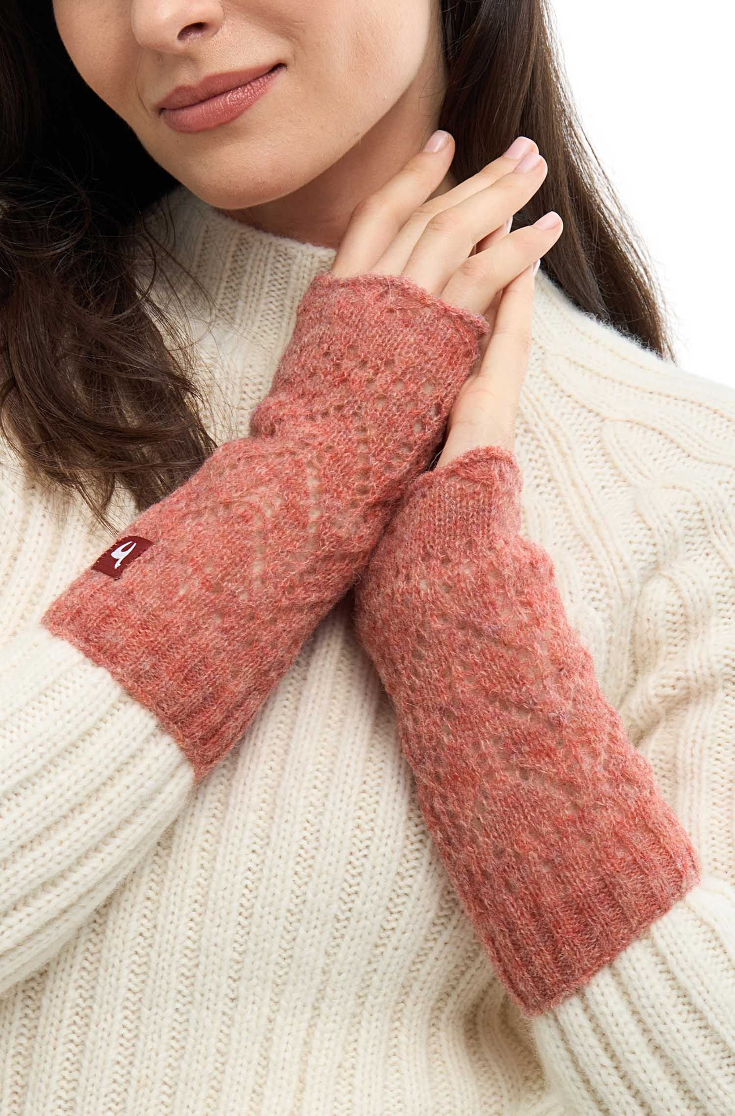 Alpaka Pulswärmer HADIA aus 55% Baby Alpaka & 26% Merino