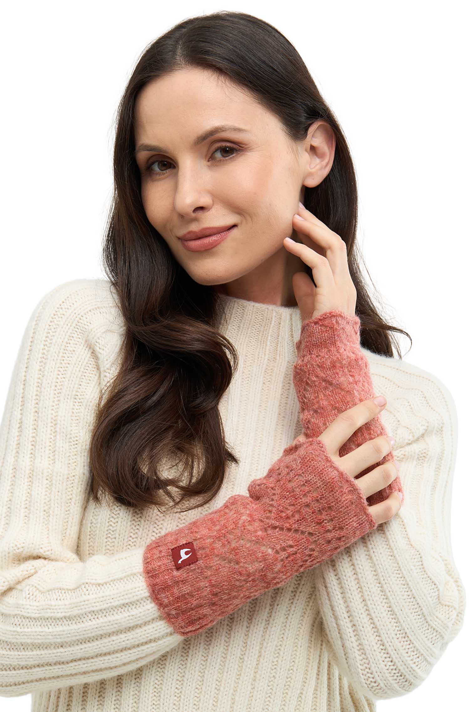 Alpaka Pulswärmer HADIA aus 55% Baby Alpaka & 26% Merino
