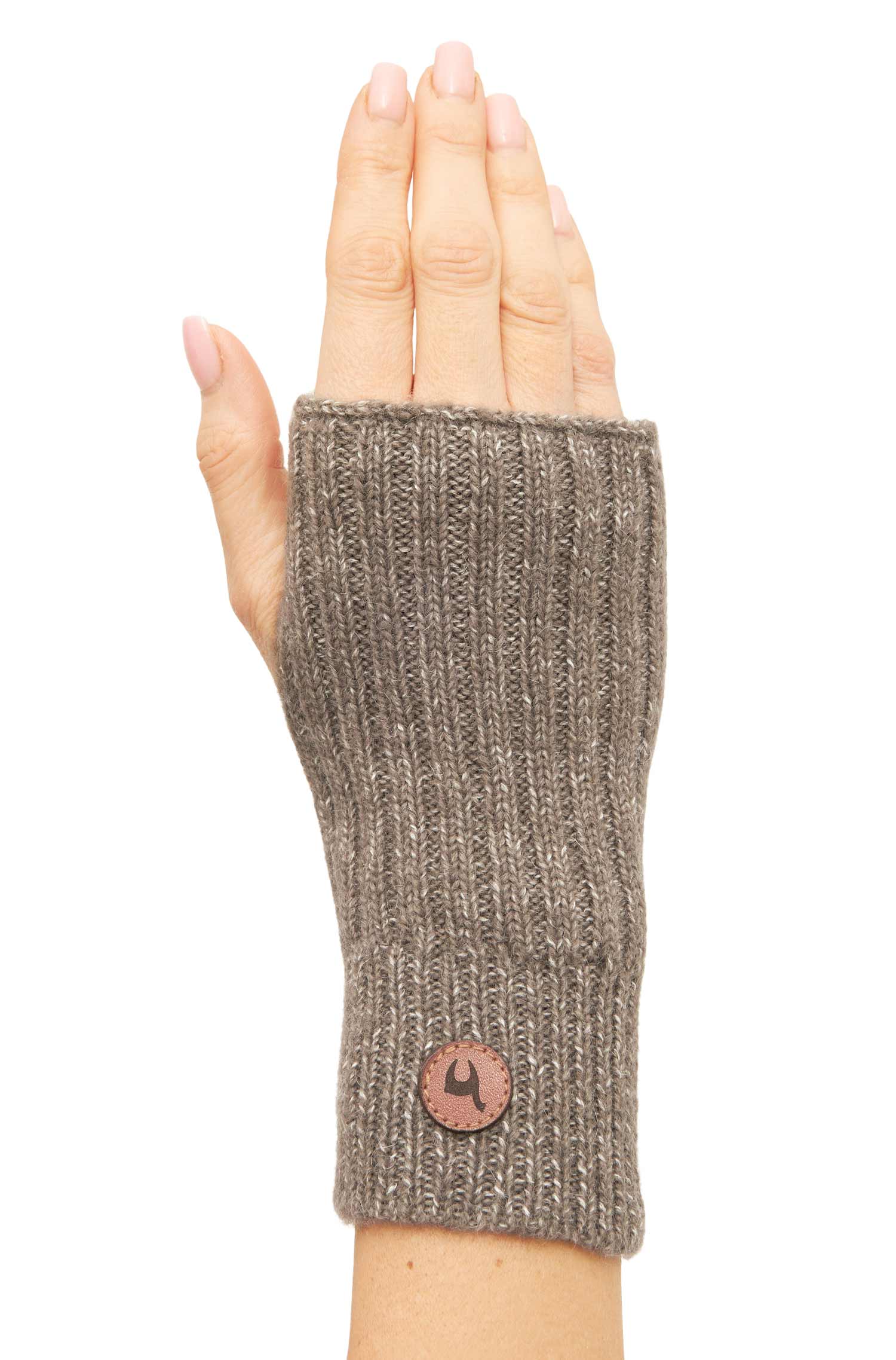 Alpaka Pulswärmer PACA mit Daumenloch aus Baby Alpaka-Merino-Mix