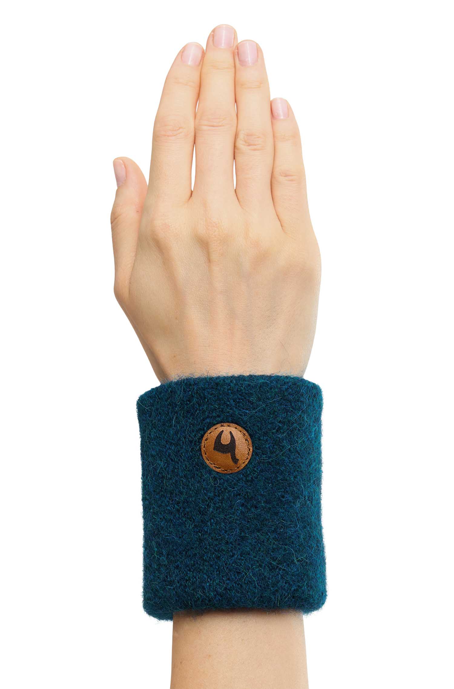 Alpaka Pulswärmer STRETCH mit Baby Alpaka