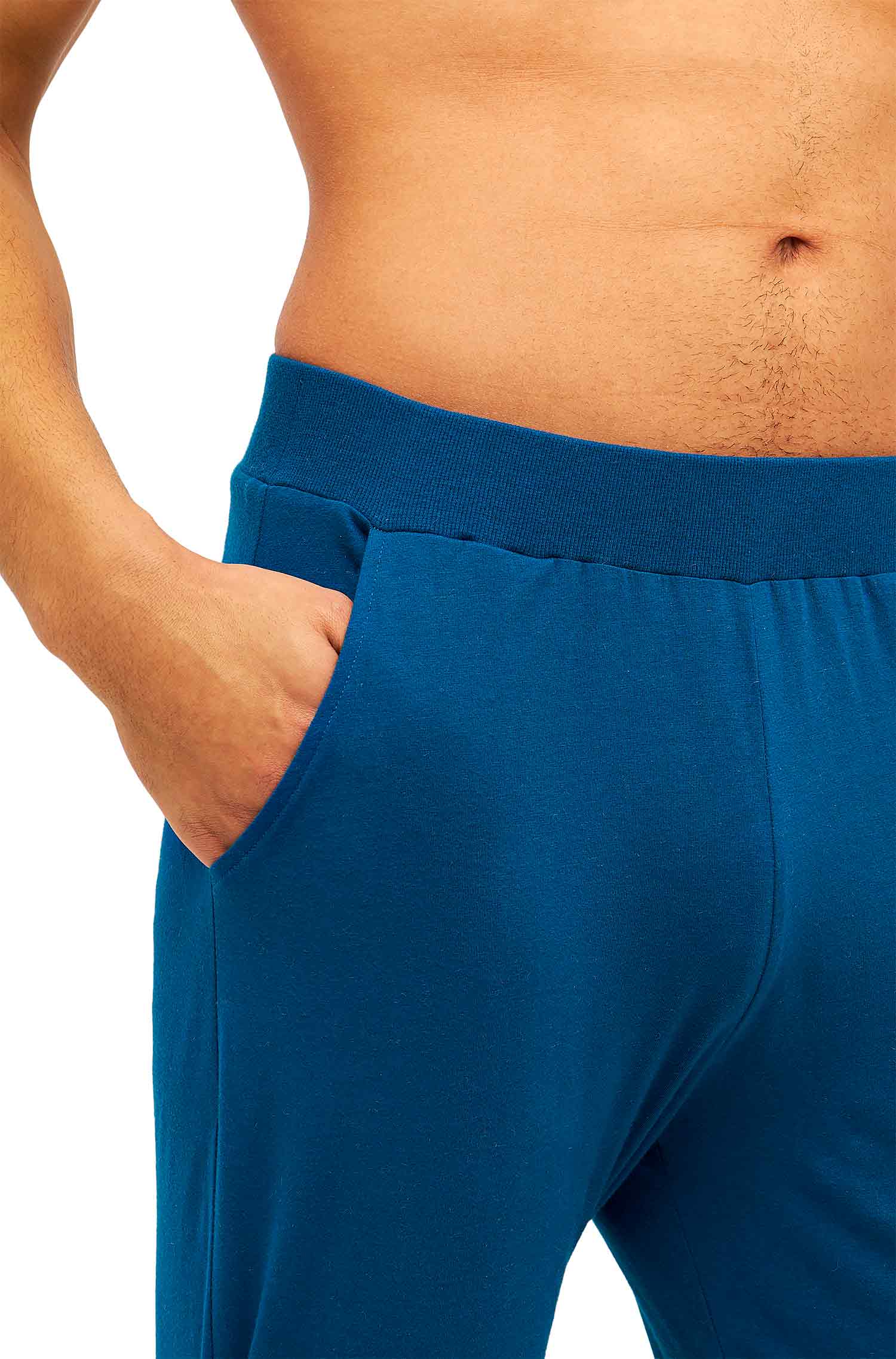 Alpaka Pyjama Herren Hose DREAMLINE aus Alpaka-Baumwoll-Mix