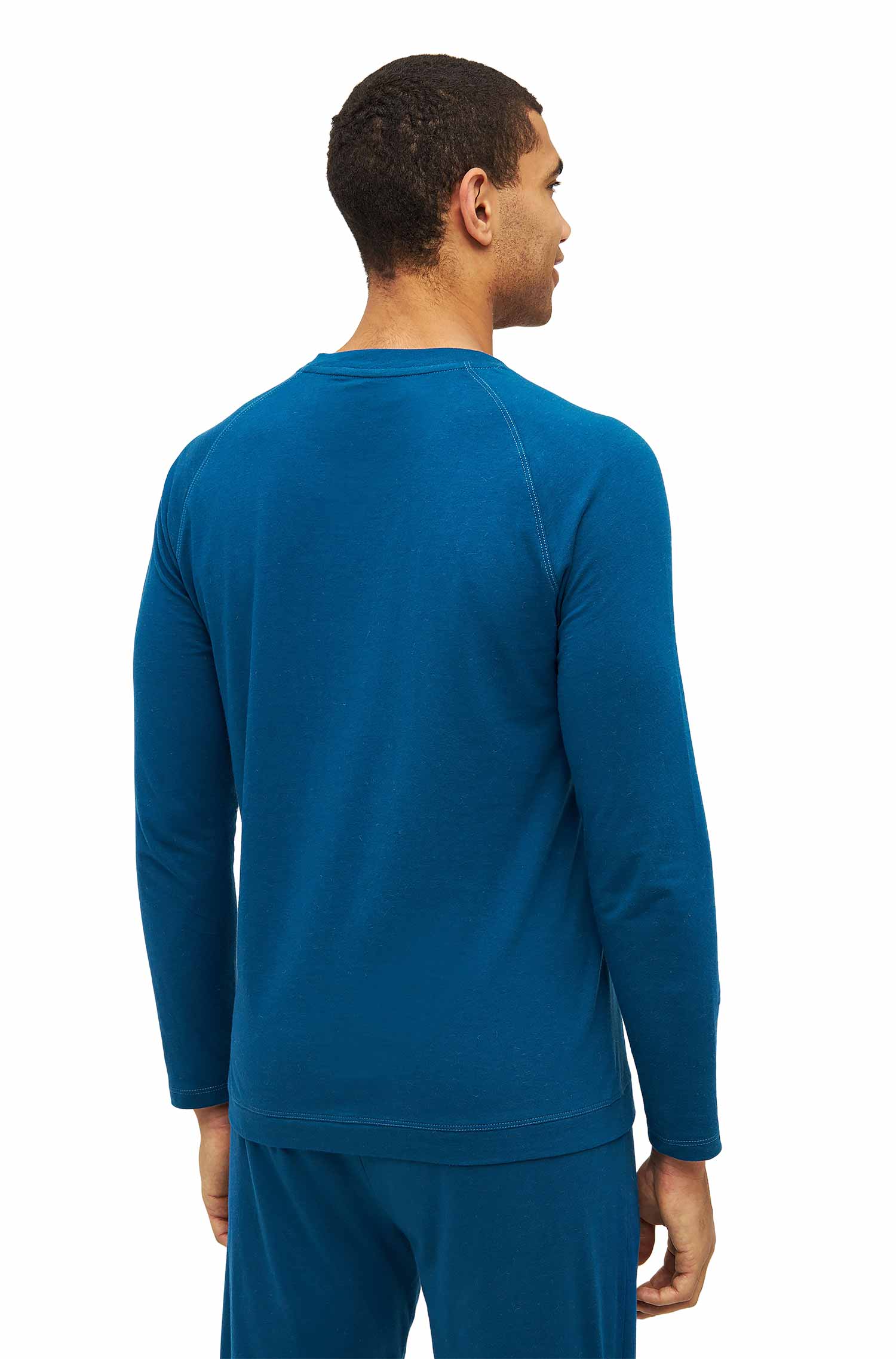 Alpaka Pyjama Herren Oberteil DREAMLINE aus Alpaka-Baumwoll-Mix