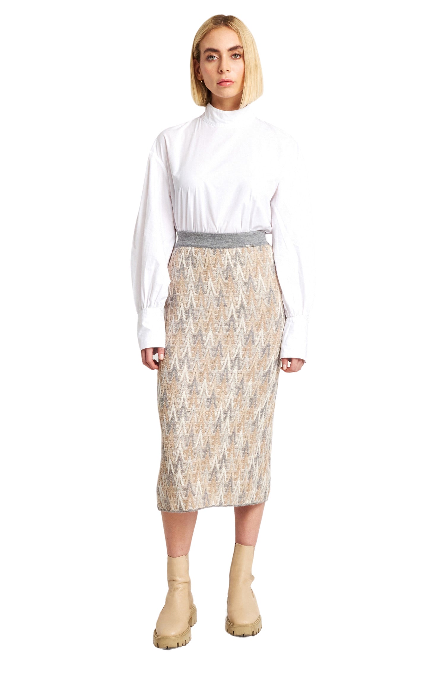 Alpaca skirt WELCOME made of 100% baby alpaca
