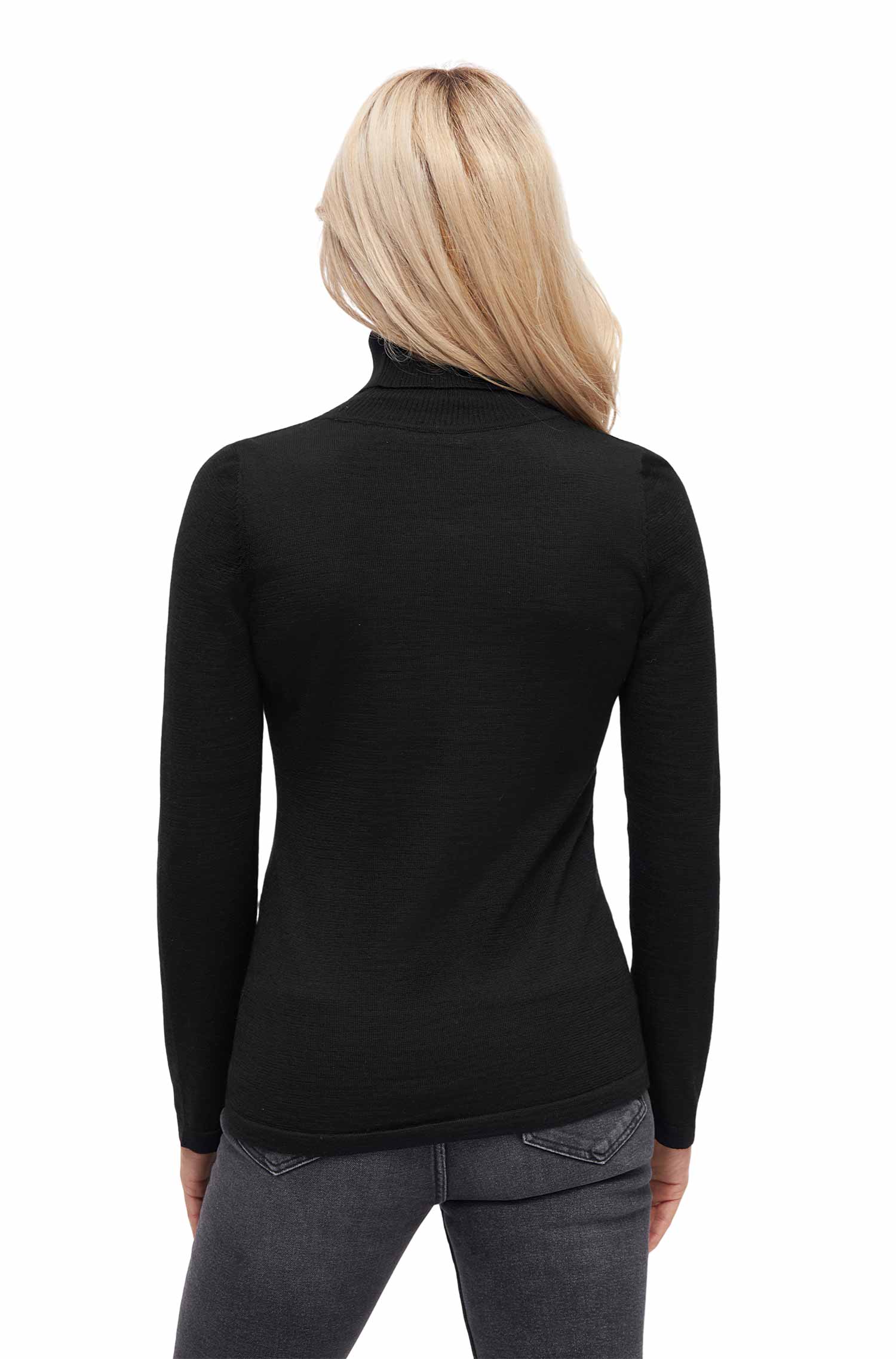 Alpaka Rollkragen Pullover MADAI aus Baby Alpaka und Seide