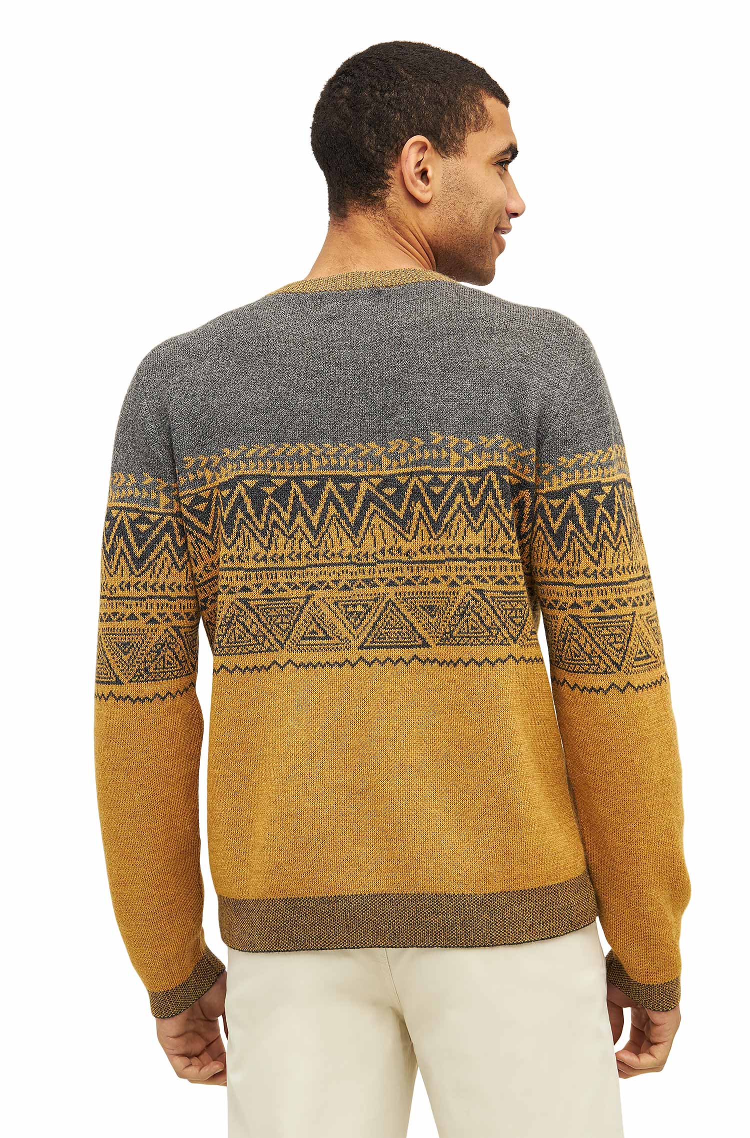 Alpaka Rundhals Pullover GIORGIO aus 100% Baby Alpaka