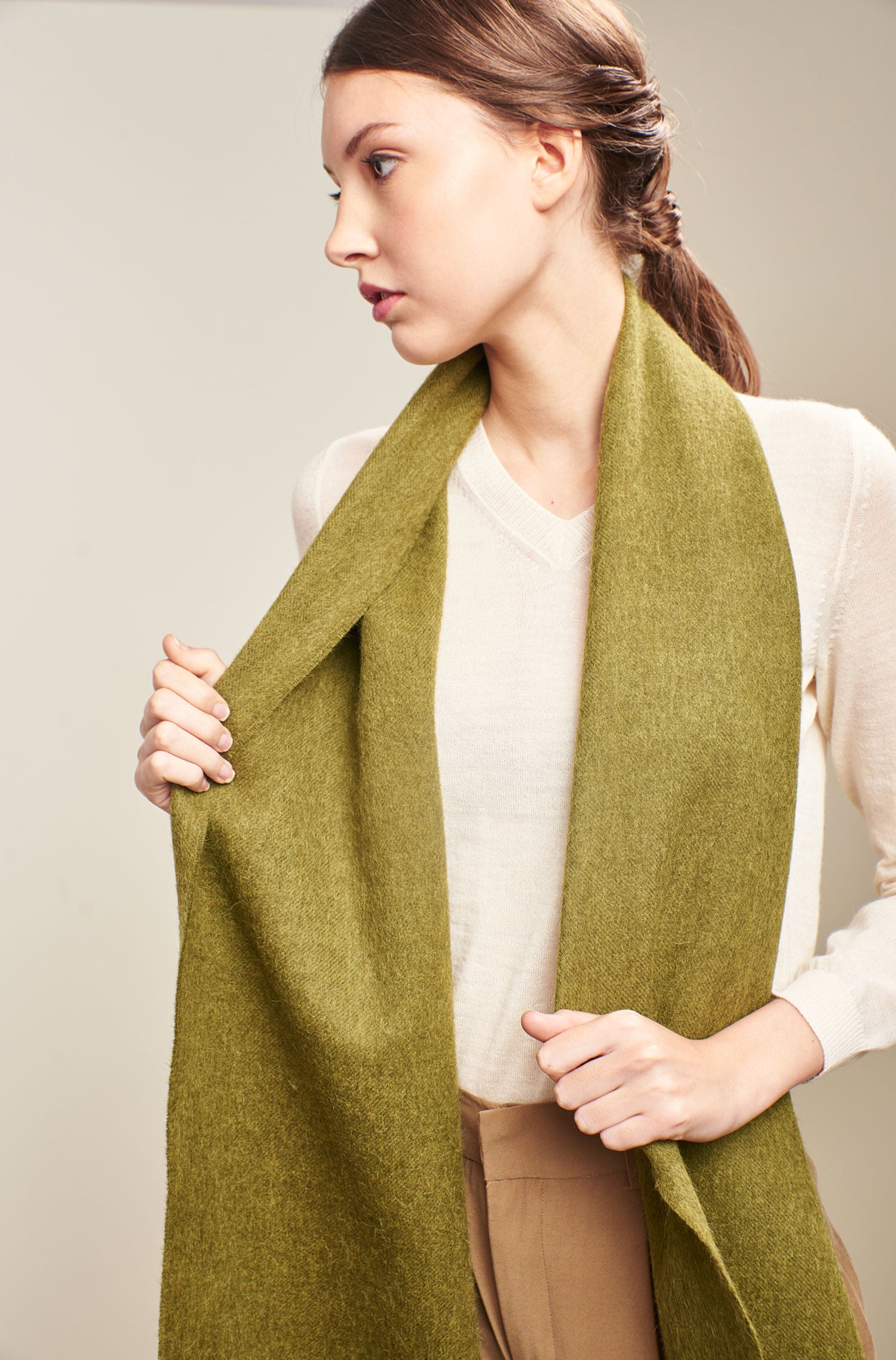 Alpaka Schal ADRIAN aus 100% Baby Alpaka