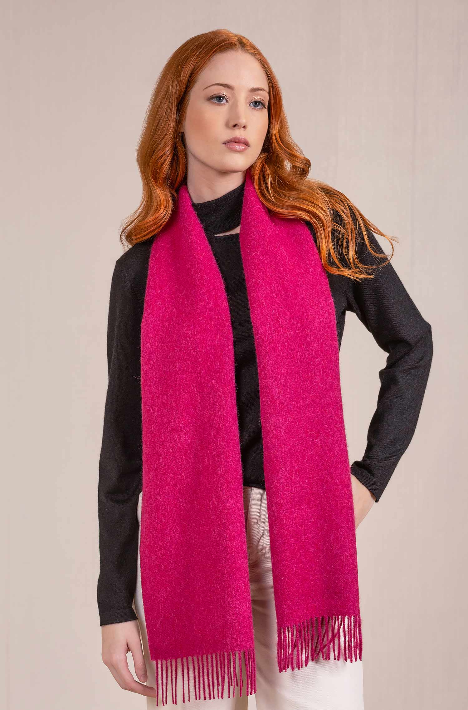 Alpaka Schal ADRIAN aus 100% Baby Alpaka