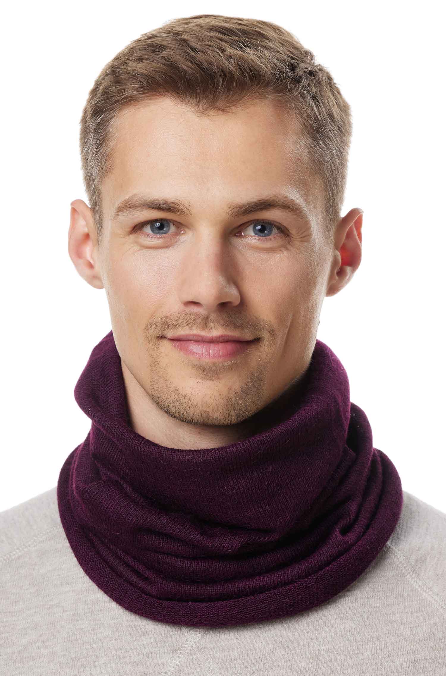 Alpaka Schal BERG-LOOP aus 100% Baby Alpaka