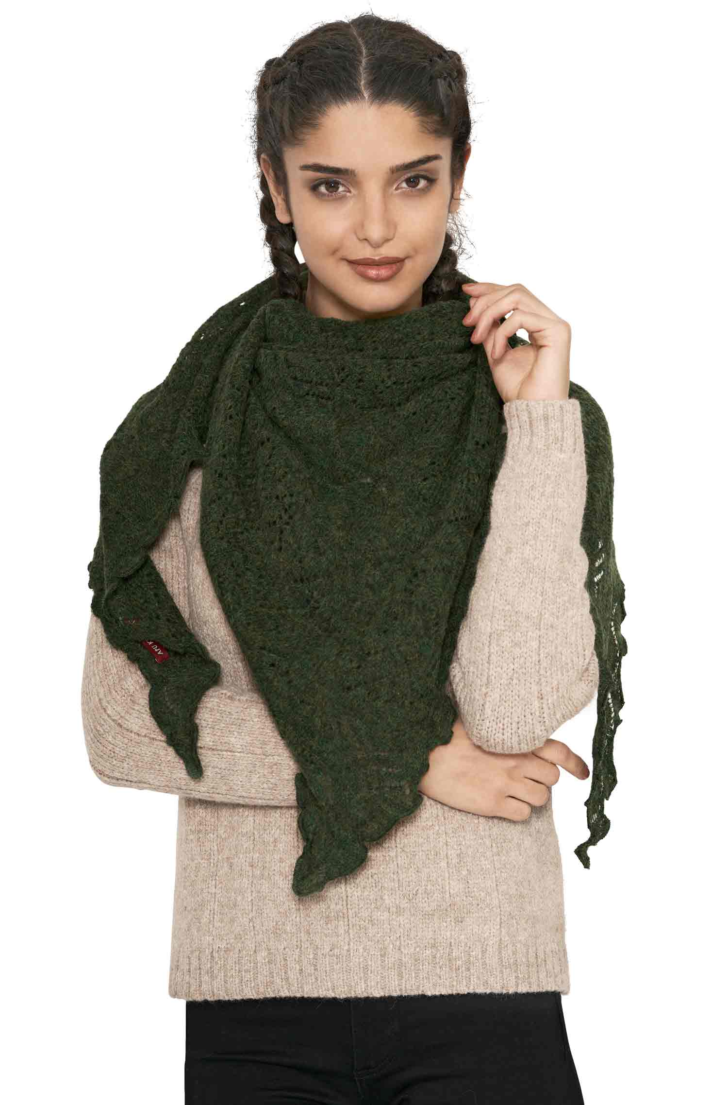 Alpaka Schal HADIA aus 55% Baby Alpaka & 26% Merino