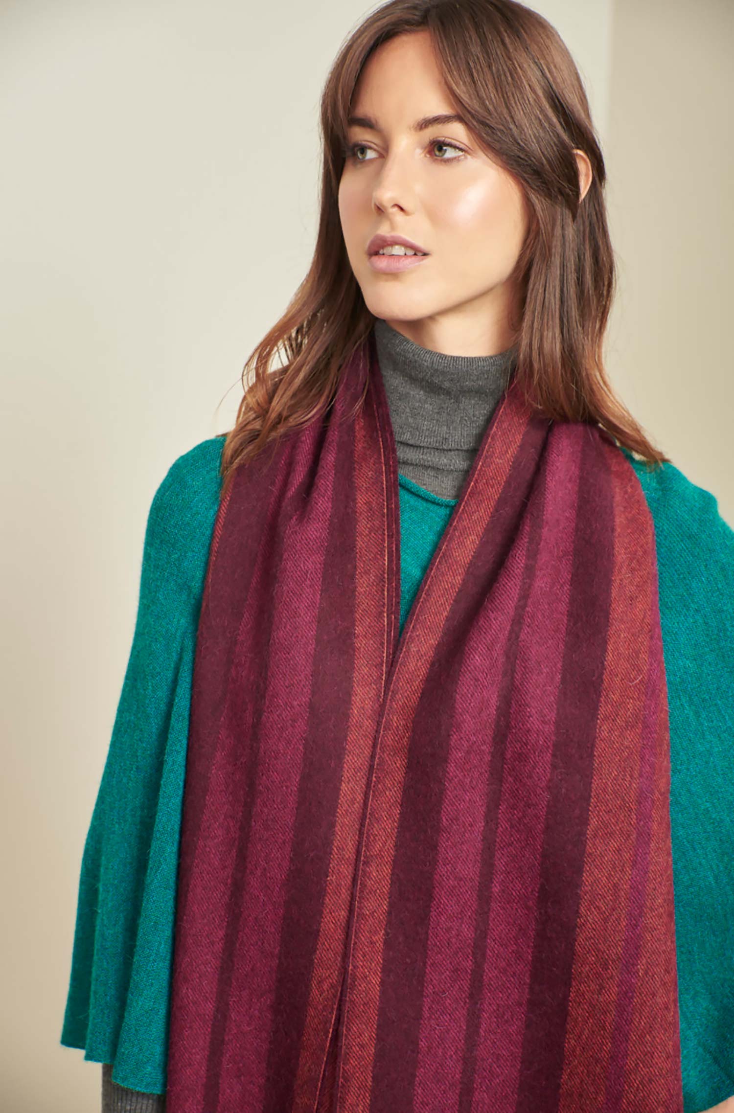 Alpaka Schal PEARSHAP aus 100% Baby Alpaka