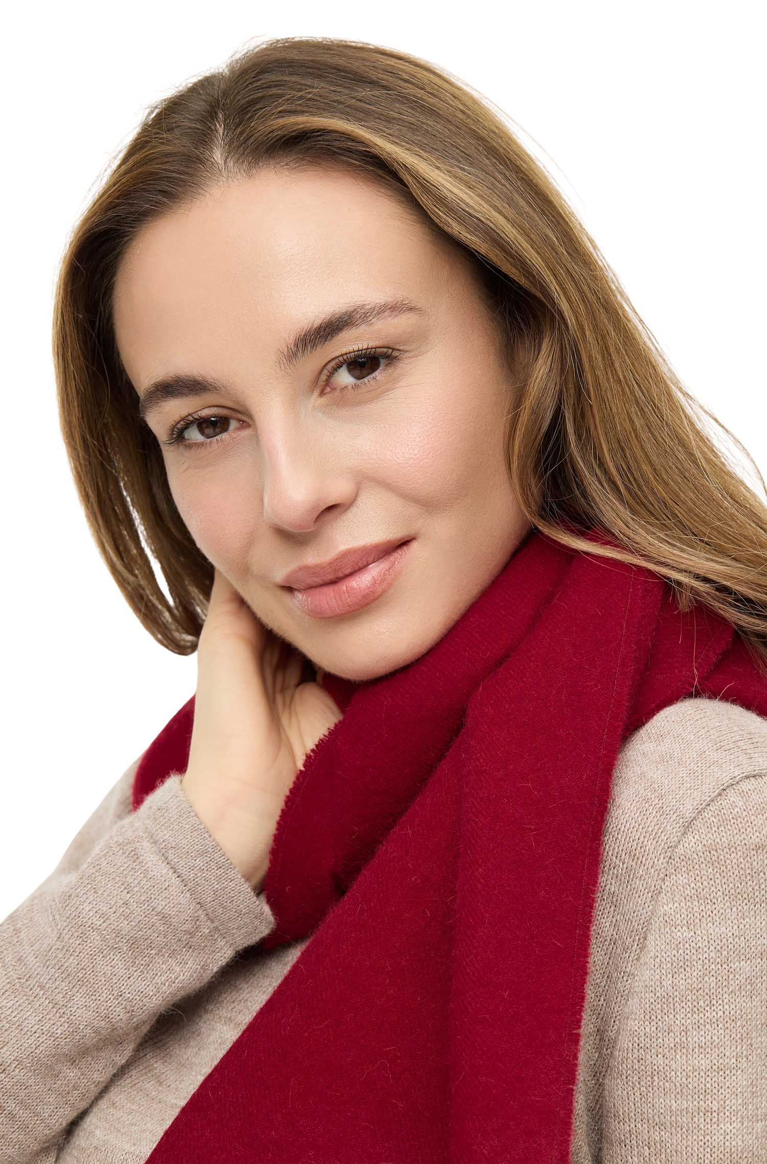 Alpaka Schal UNI aus 100% Baby Alpaka (30*180 cm)