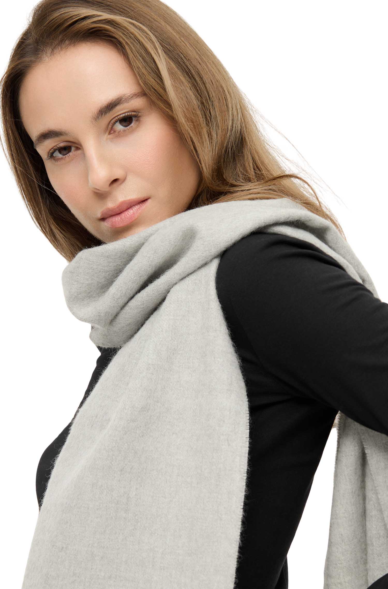 Alpaka Schal UNI aus 100% Baby Alpaka (30*180 cm)