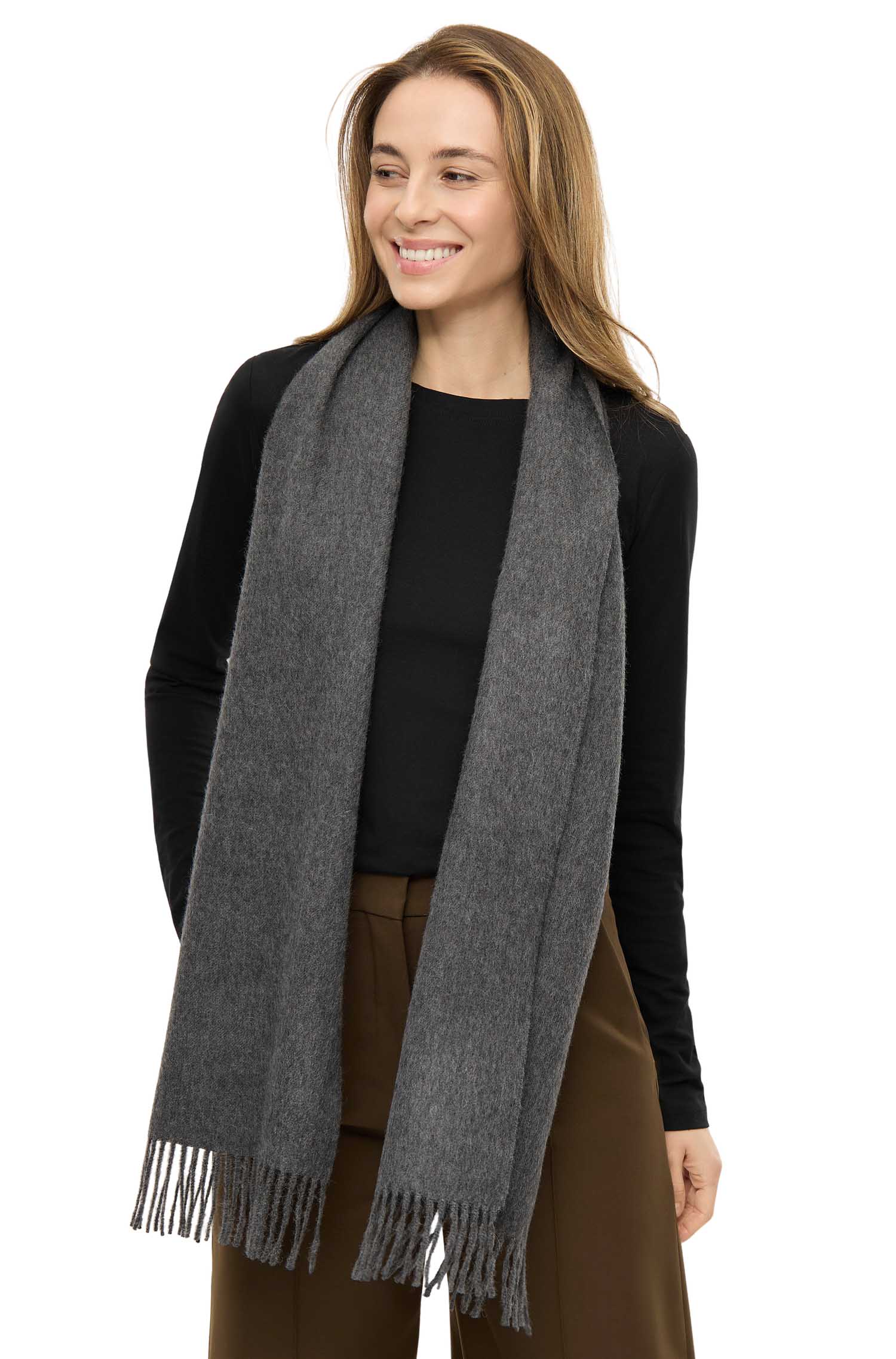 Alpaka Schal UNI aus 100% Baby Alpaka (30*180 cm)