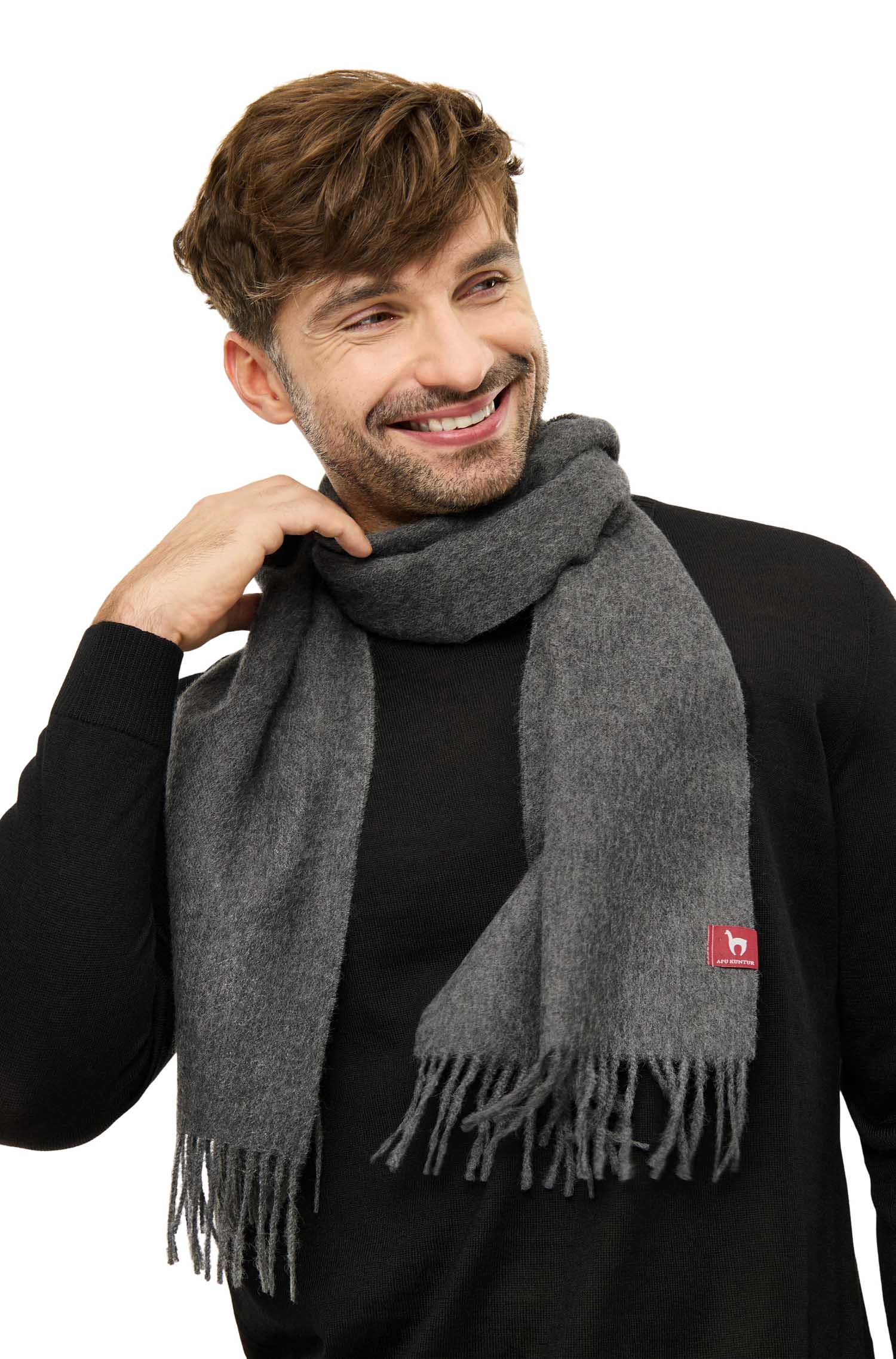 Alpaka Schal UNI aus 100% Baby Alpaka (30*180 cm)