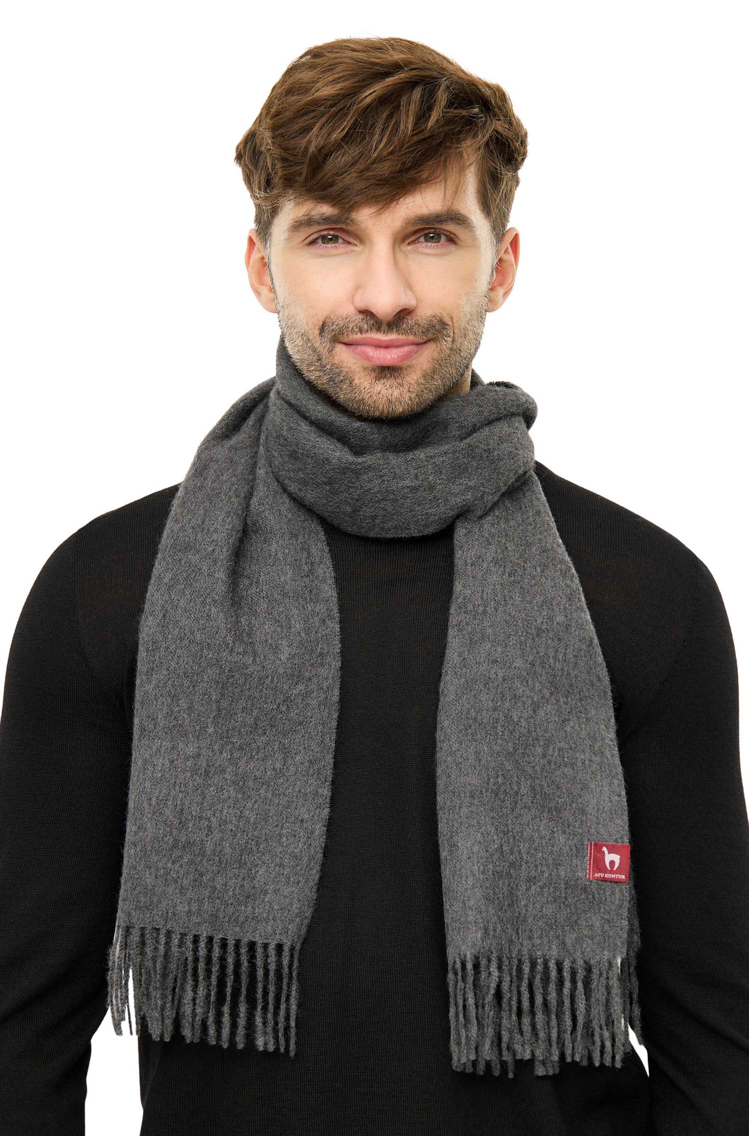 Alpaka Schal UNI aus 100% Baby Alpaka (30*180 cm)