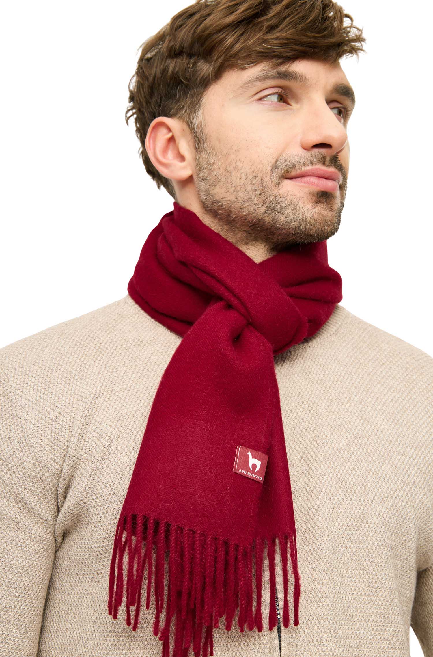 Alpaka Schal UNI aus 100% Baby Alpaka (30*180 cm)