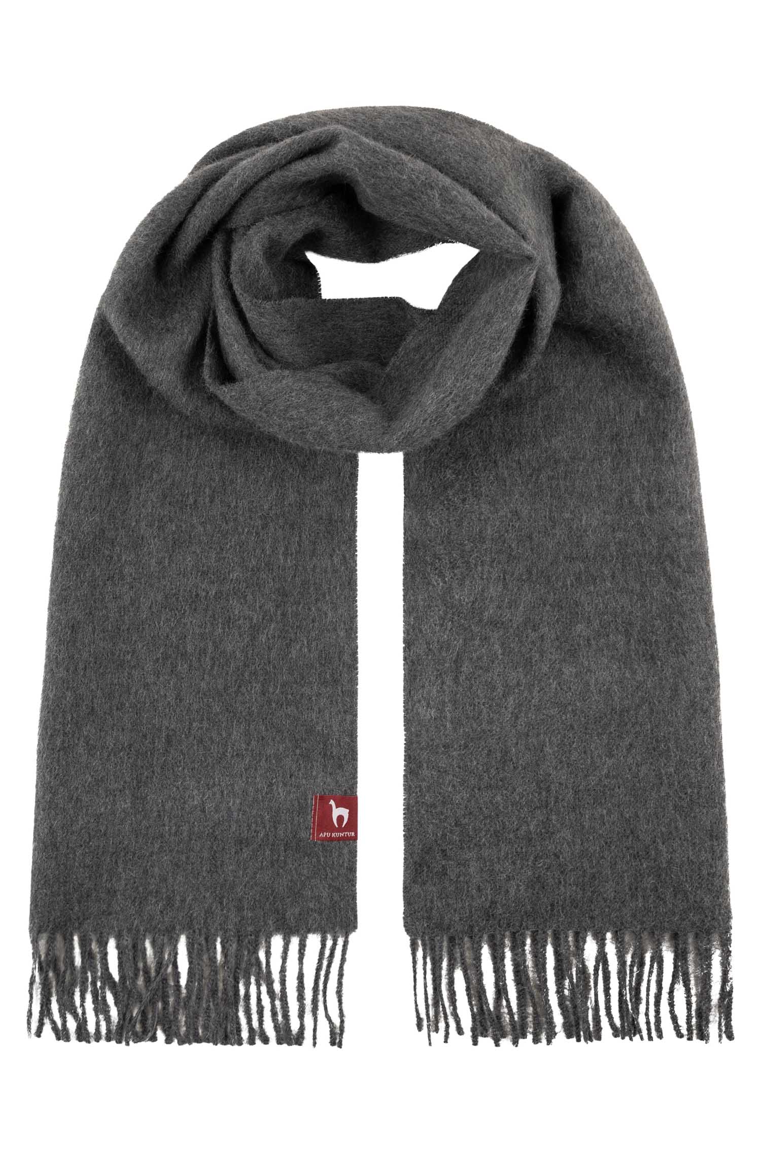 Alpaka Schal UNI aus 100% Baby Alpaka (30*180 cm)