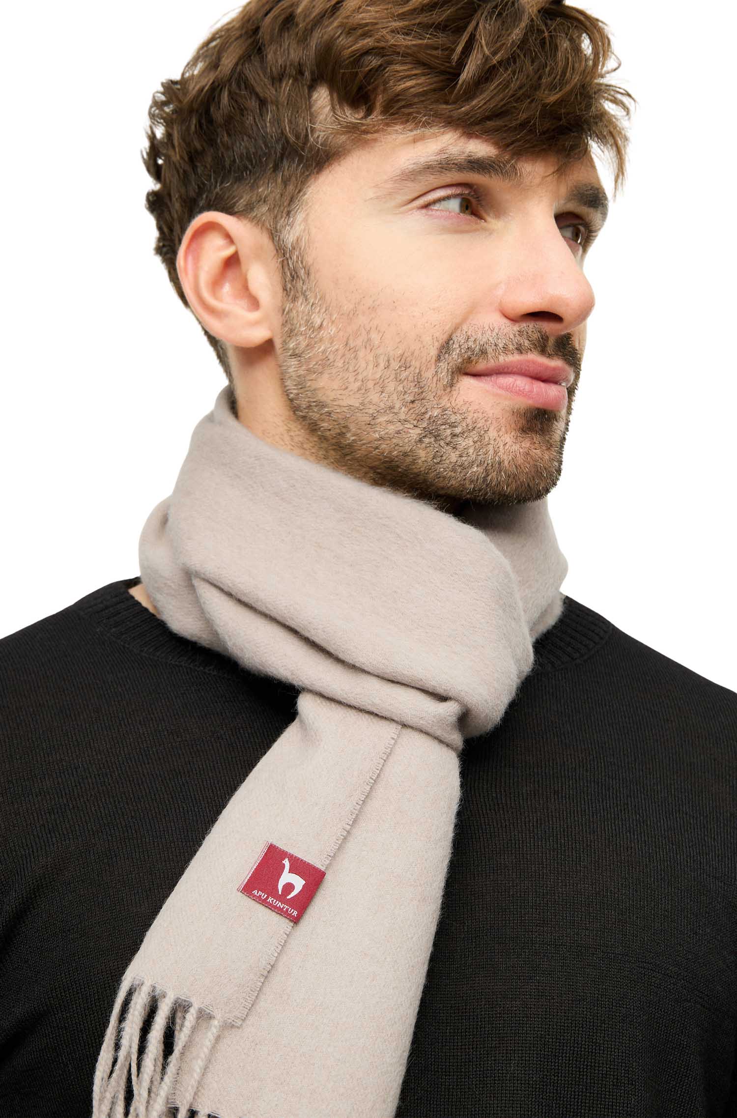 Alpaka Schal UNI aus 100% Baby Alpaka (30*180 cm)