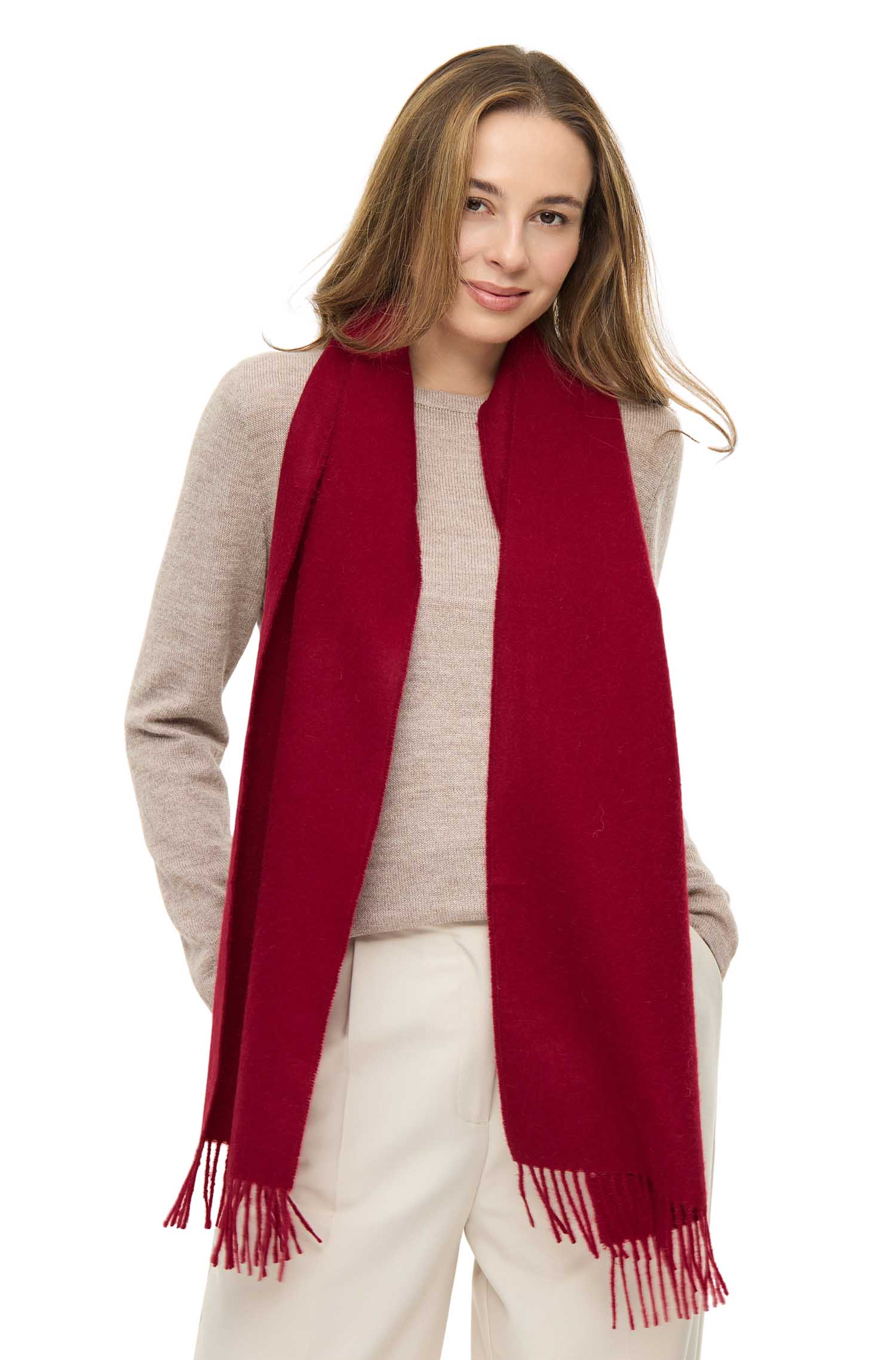 Alpaka Schal UNI aus 100% Baby Alpaka (30*180 cm)