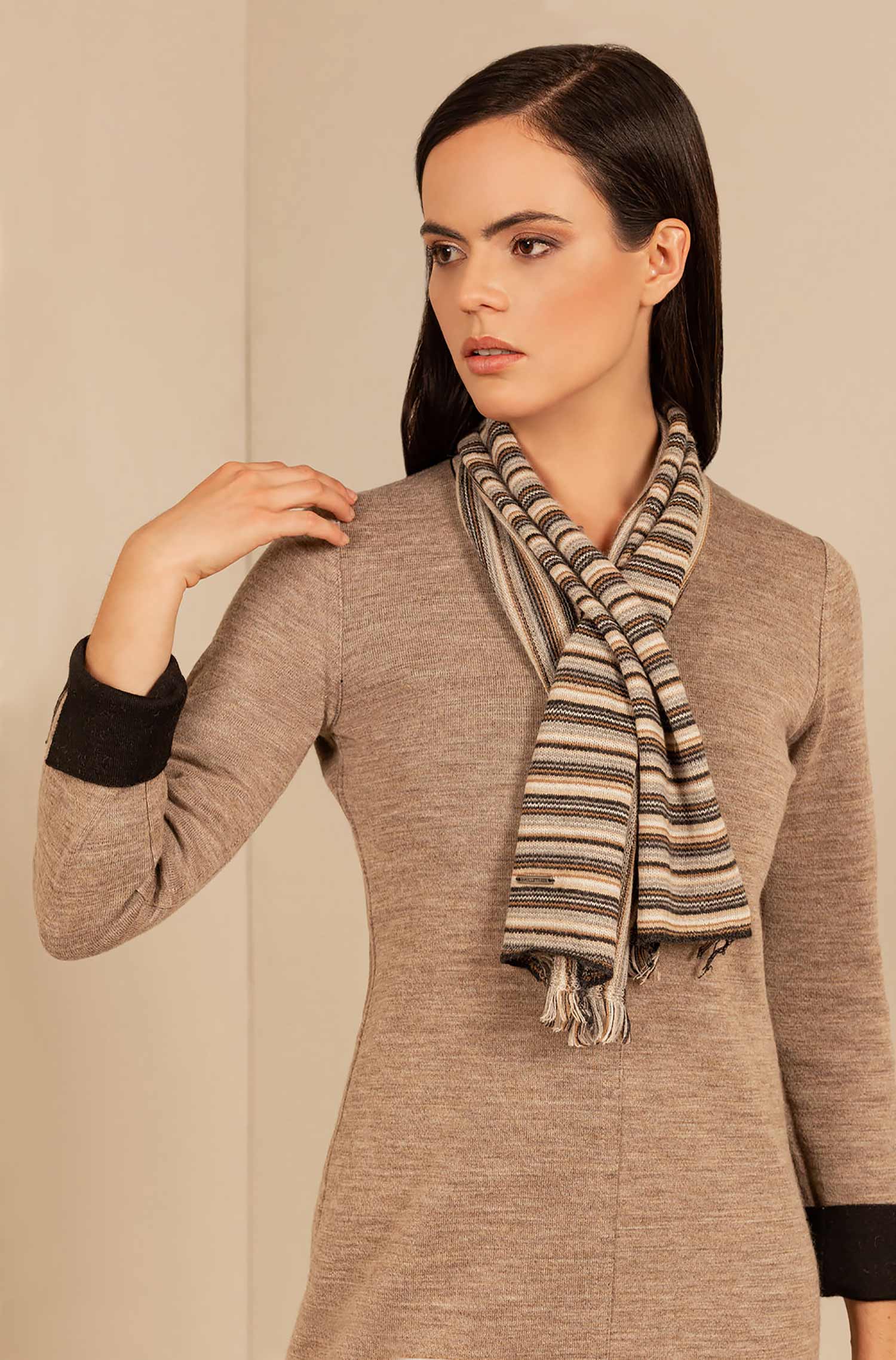 Alpaka Schal URDA aus 100% Baby Alpaka