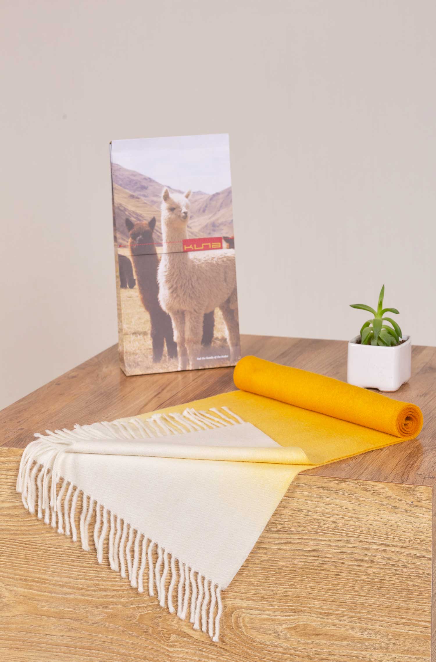 Alpaka Schal VISTALEGRE aus 100% Baby Alpaka